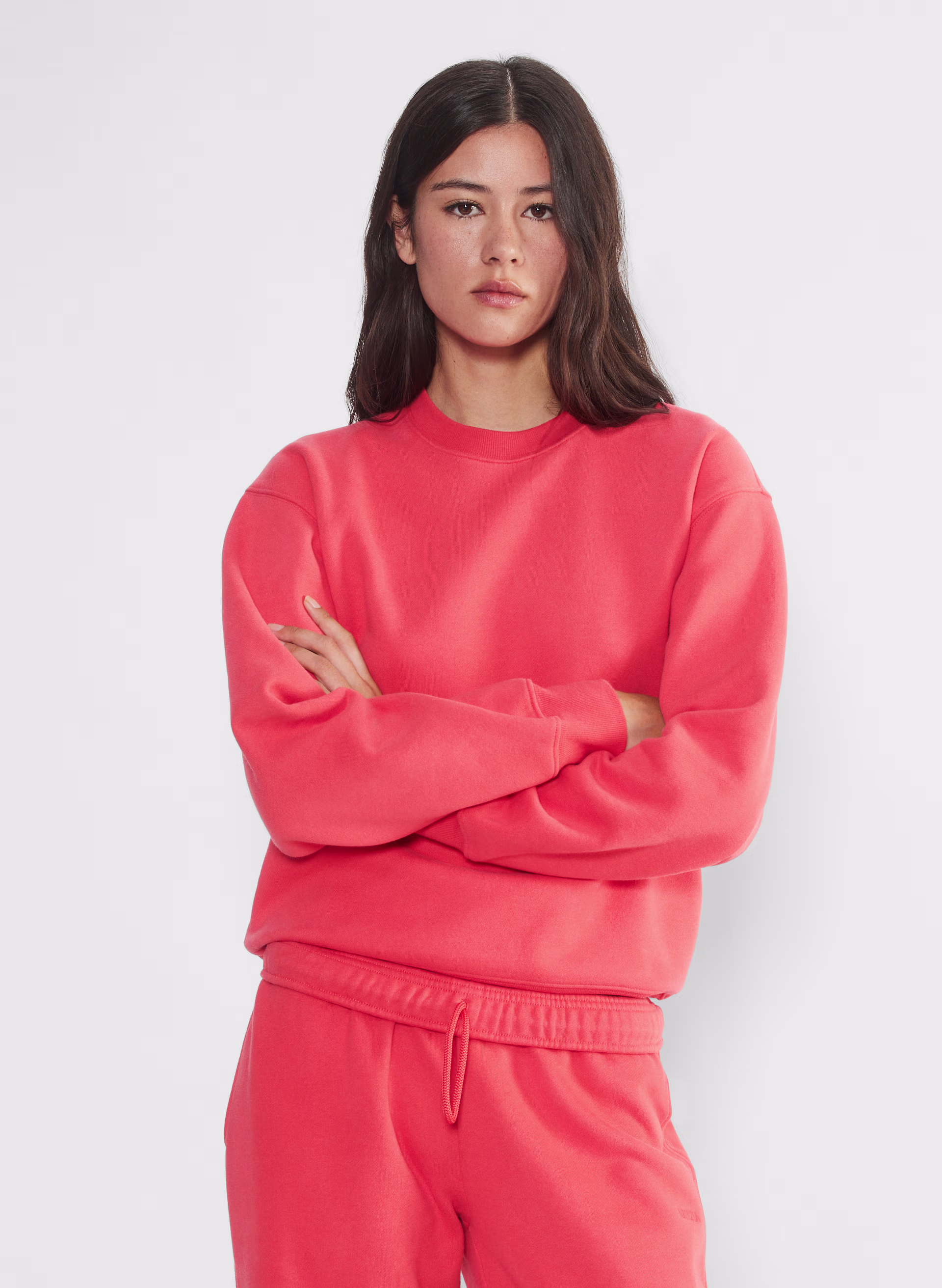 Cozy Sweatfleece Perfect Crew Sweatshirt