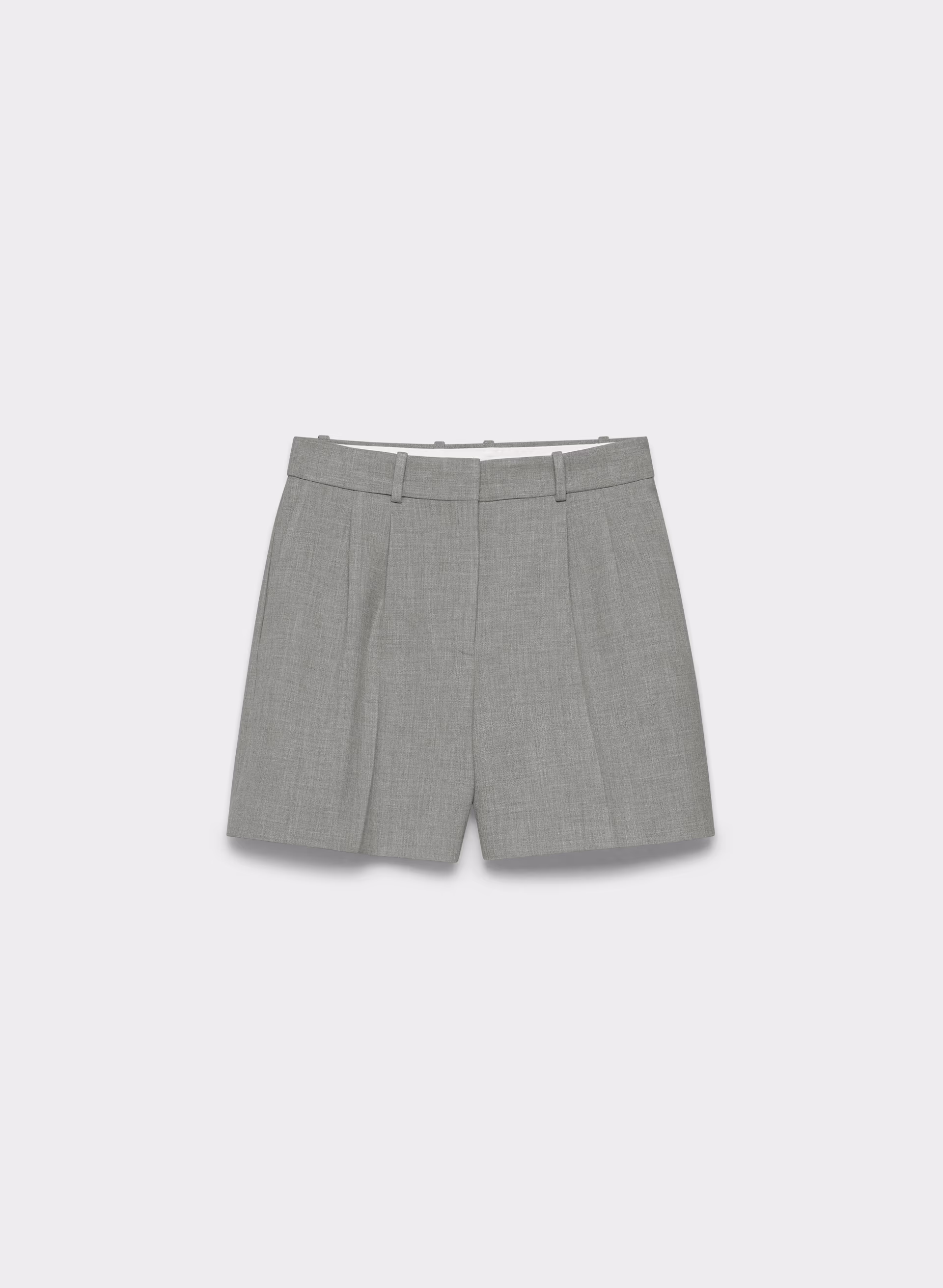 Pleated Mid-thigh Short