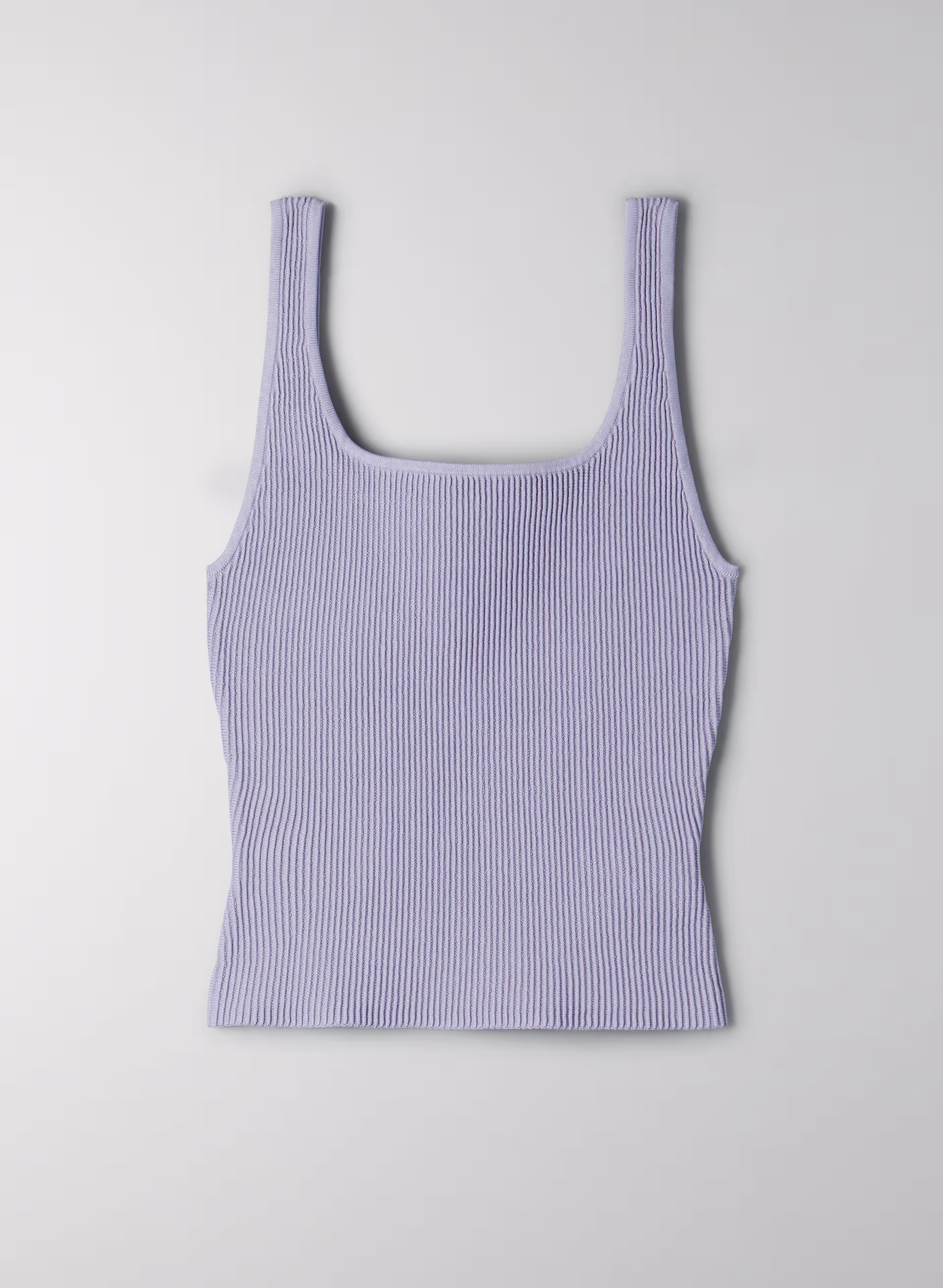 Sculpt Knit Squareneck Tank
