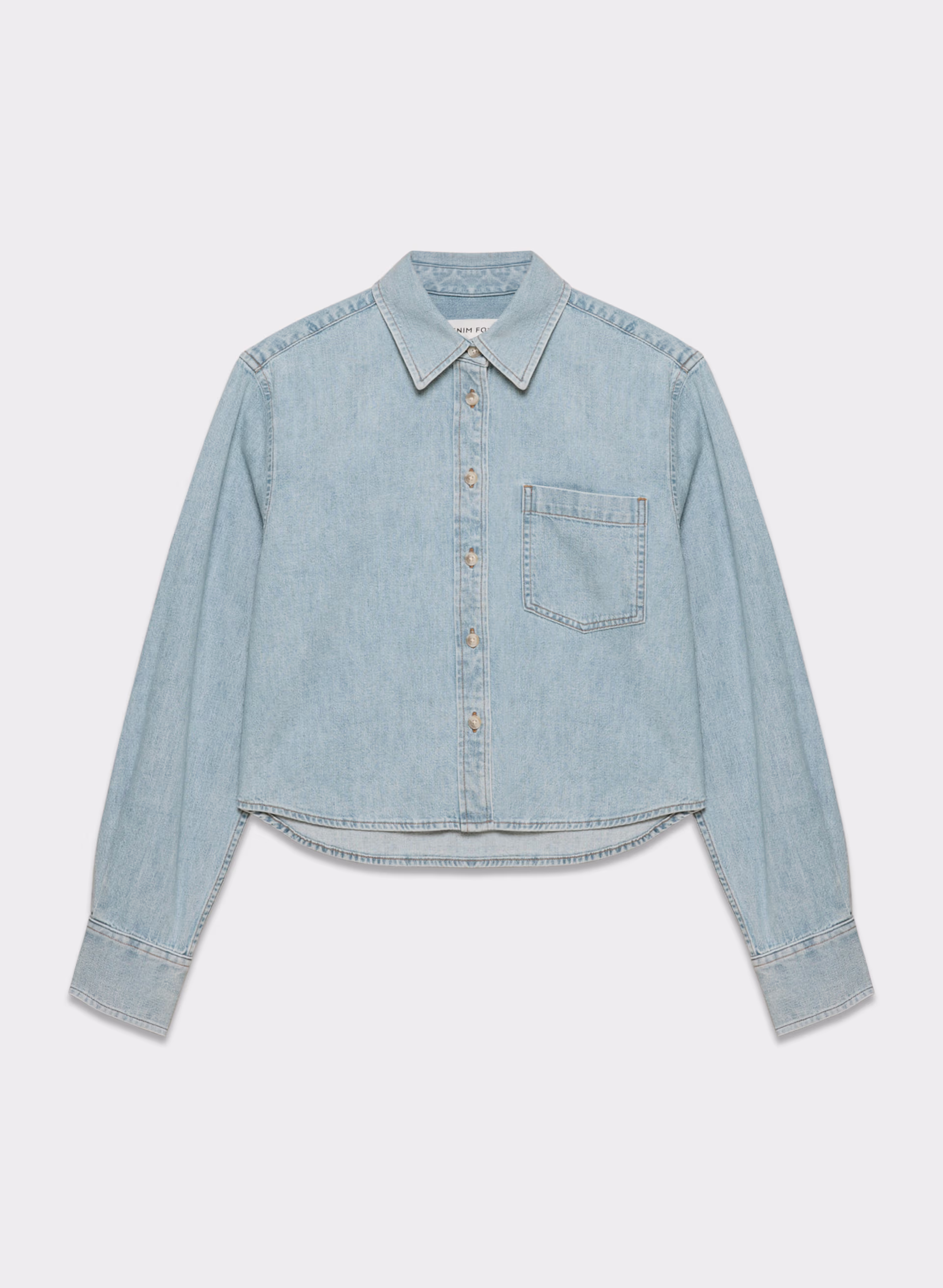Denim Forum The ’80s Comfy Waist Denim Shirt