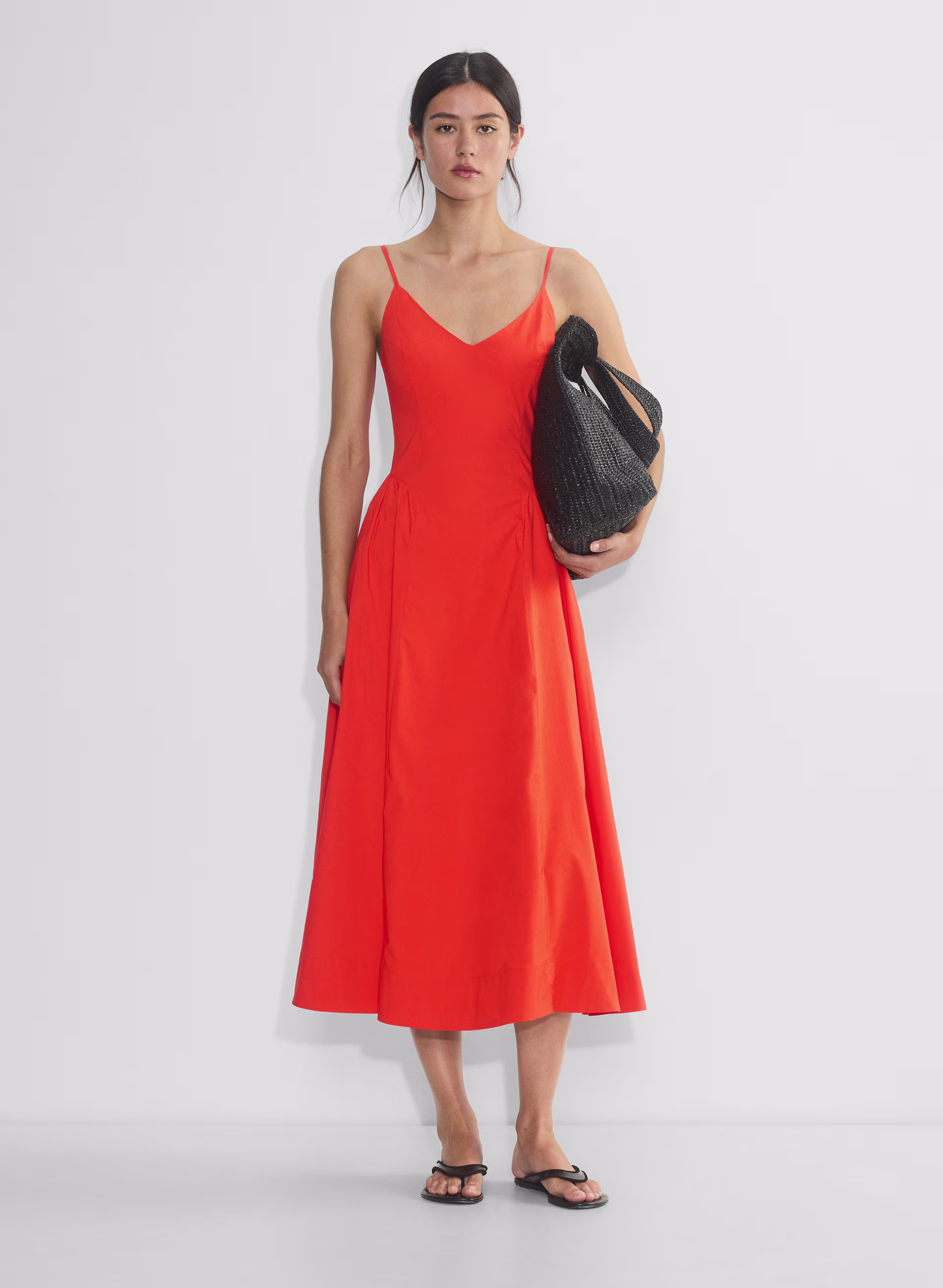 Technique Poplin Dress