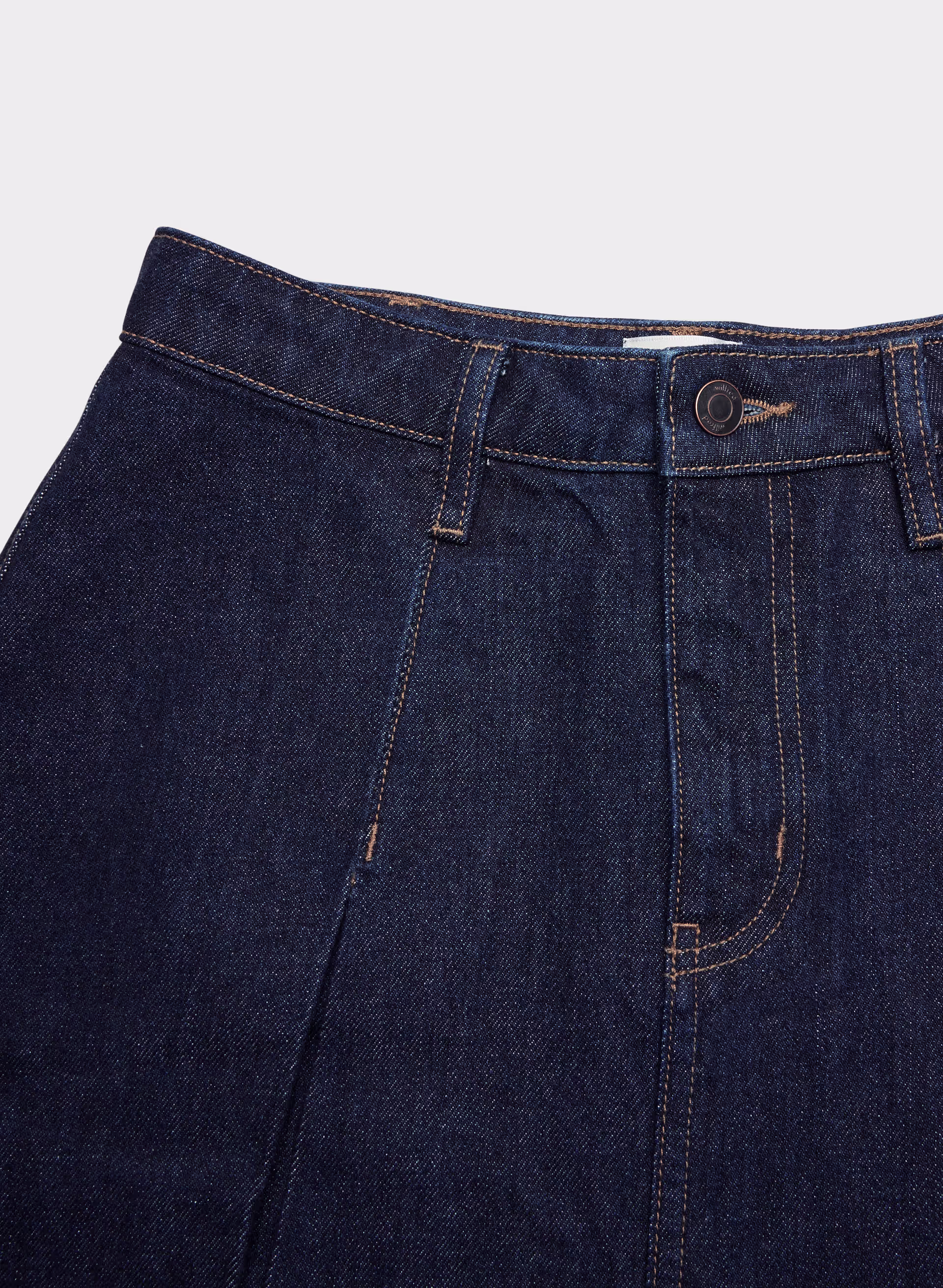 Billet Denim Skirt