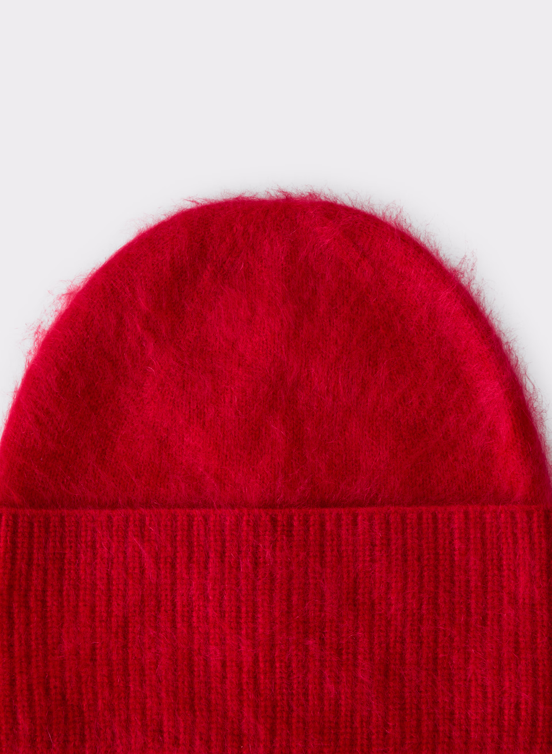 Brushed Cashmere Cuffed Beanie
