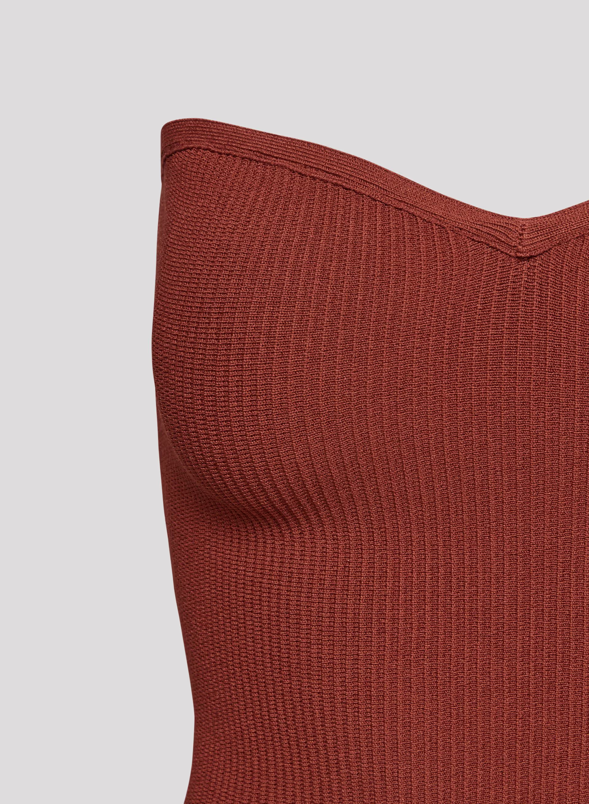 Sculpt Knit Sweetheart Tube Top