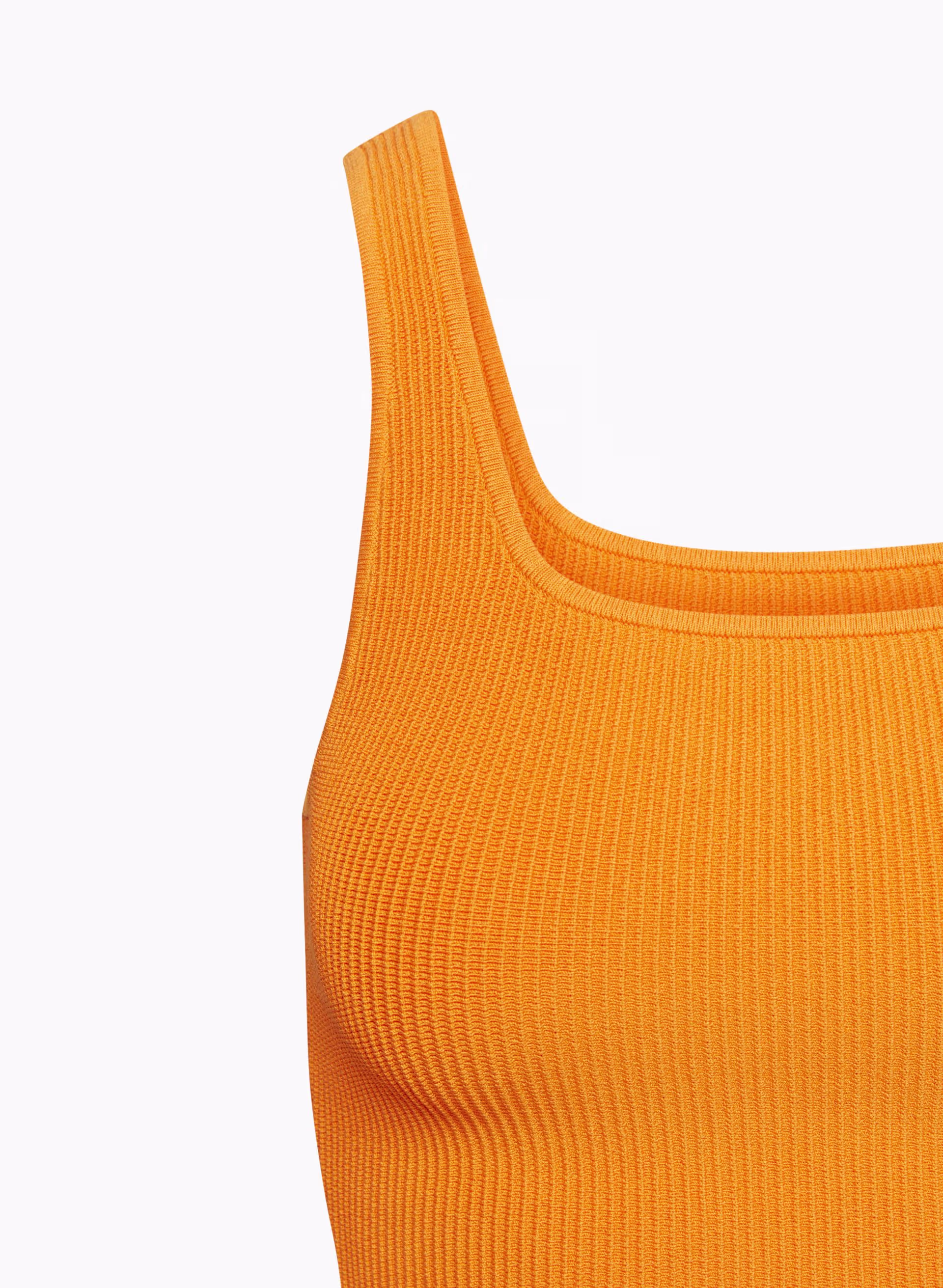 Sculpt Knit Squareneck Tank