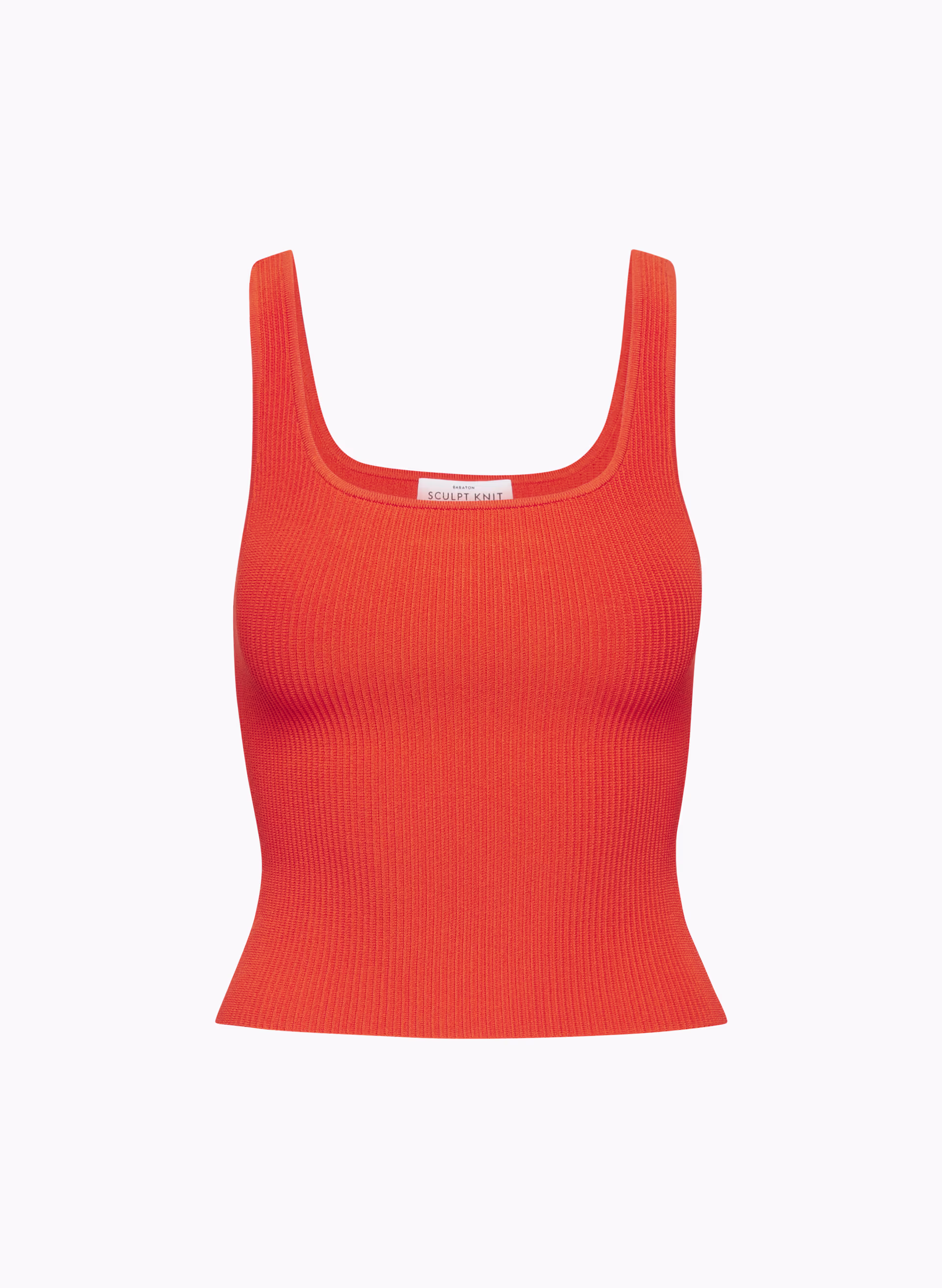 Sculpt Knit Squareneck Tank