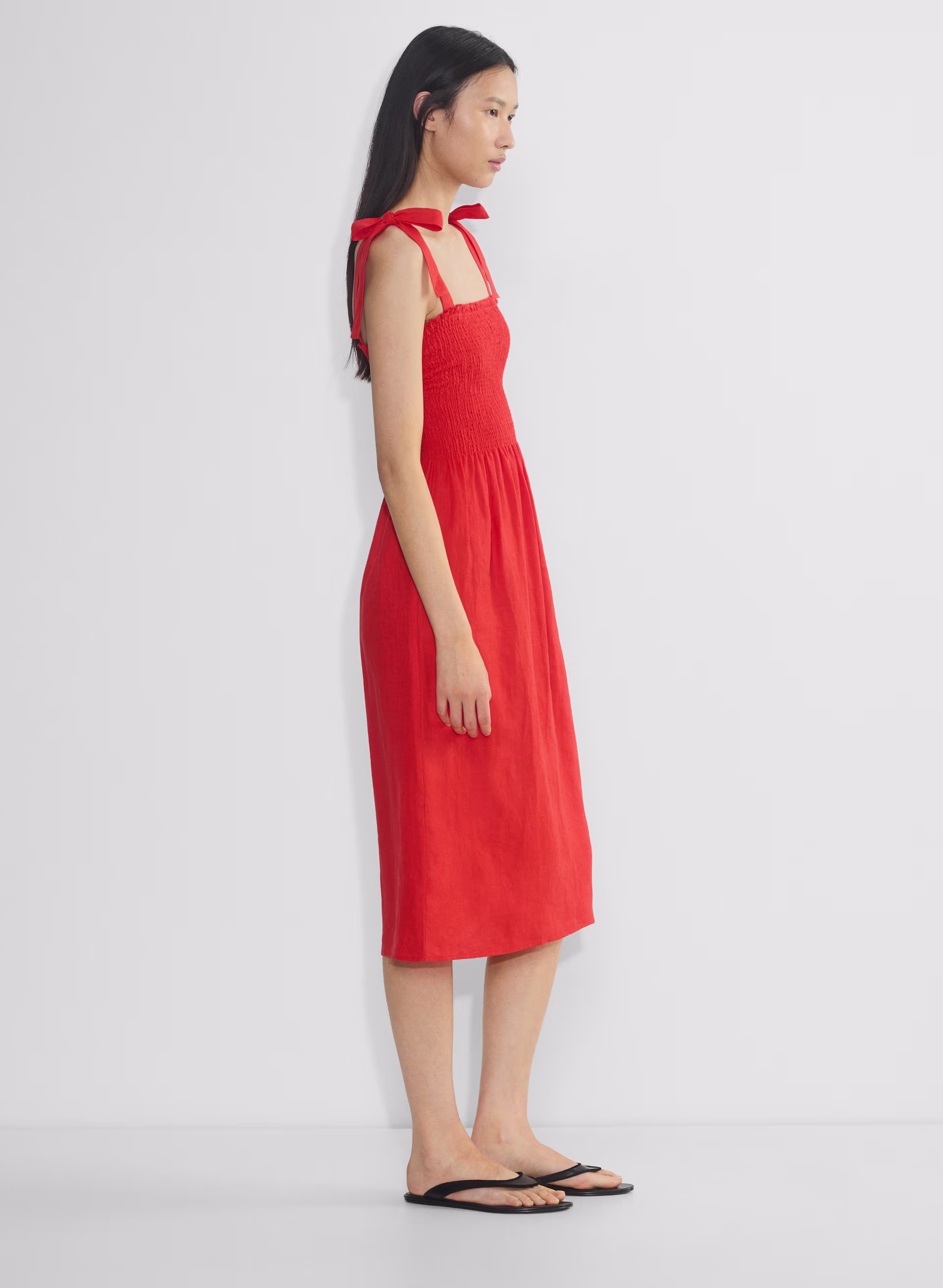 Golden Hour Linen Dress