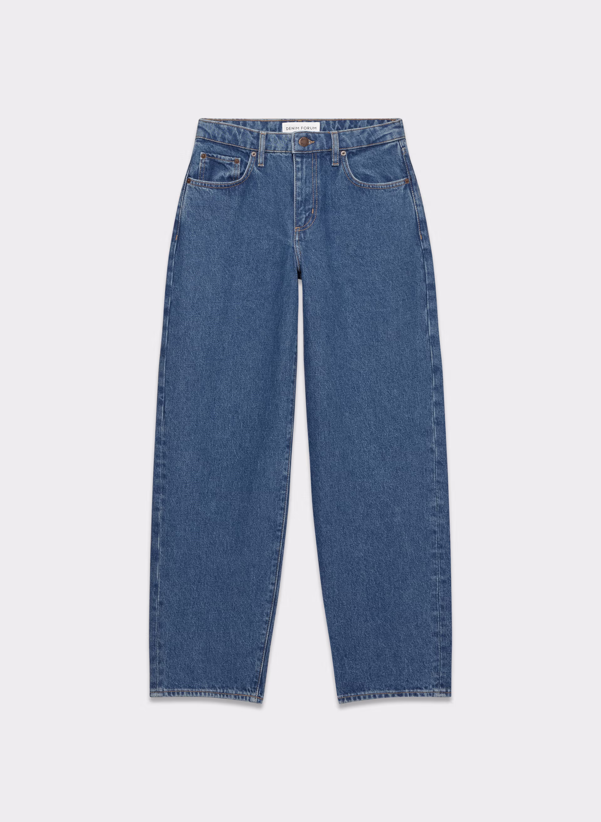 Kai Relaxed Mid-rise Barrel Jean