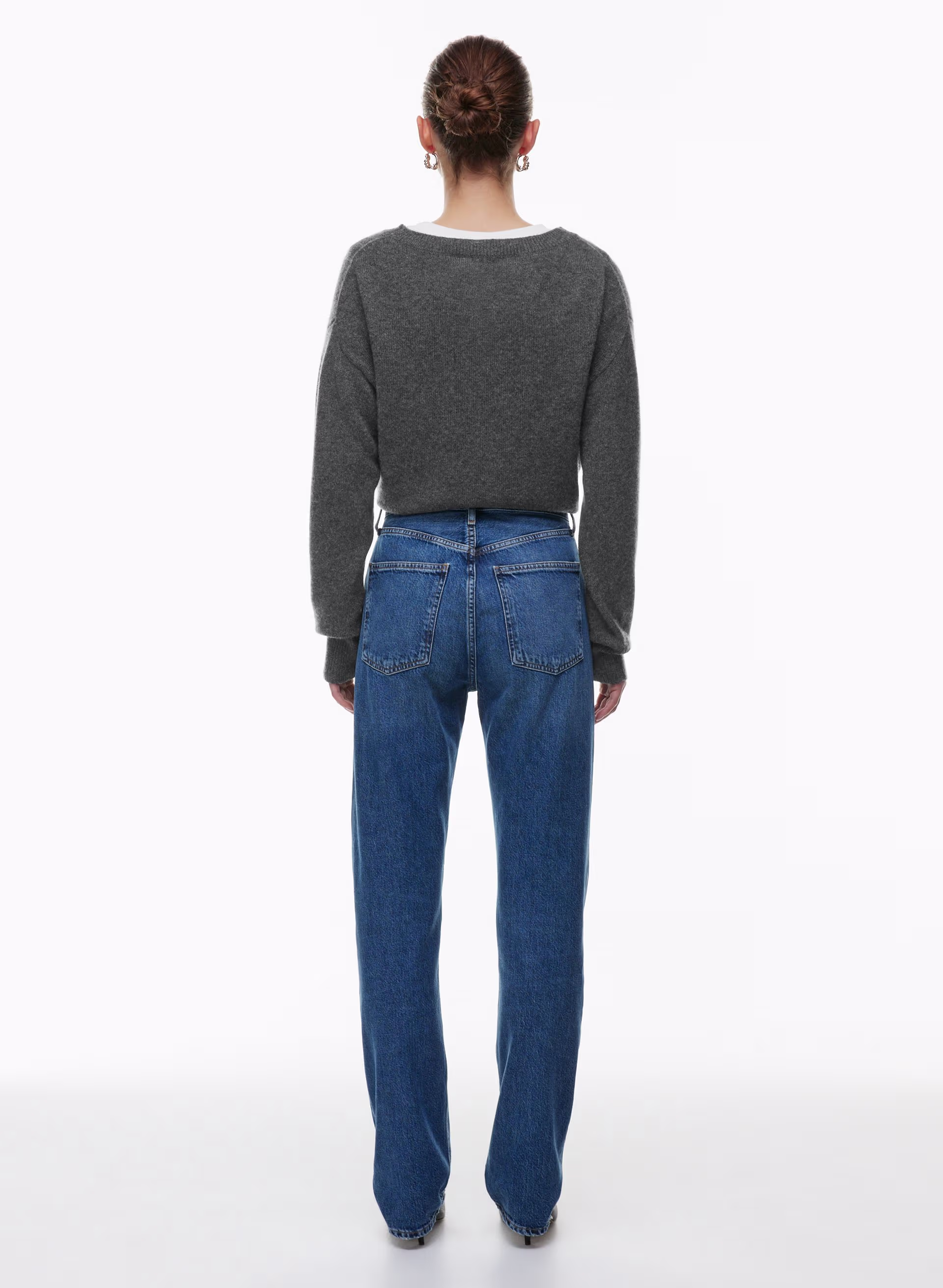 90s Pinch Waist Long Jean