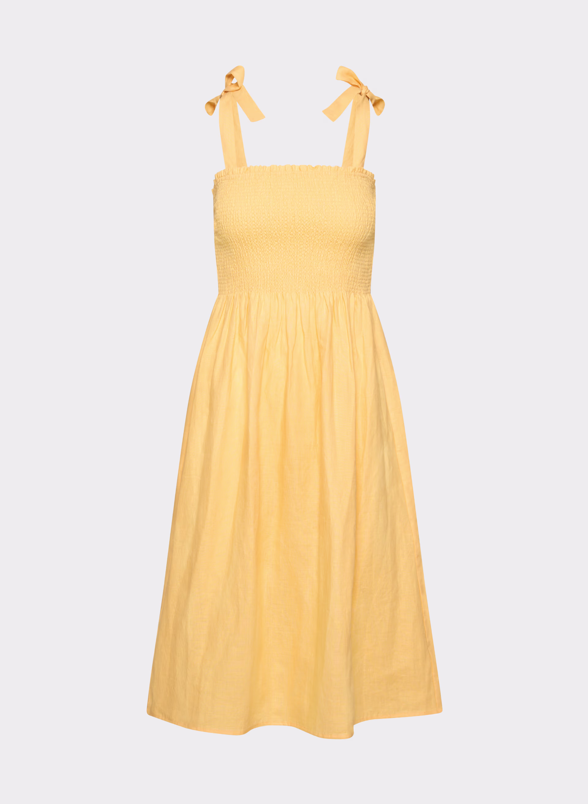 Golden Hour Linen Dress