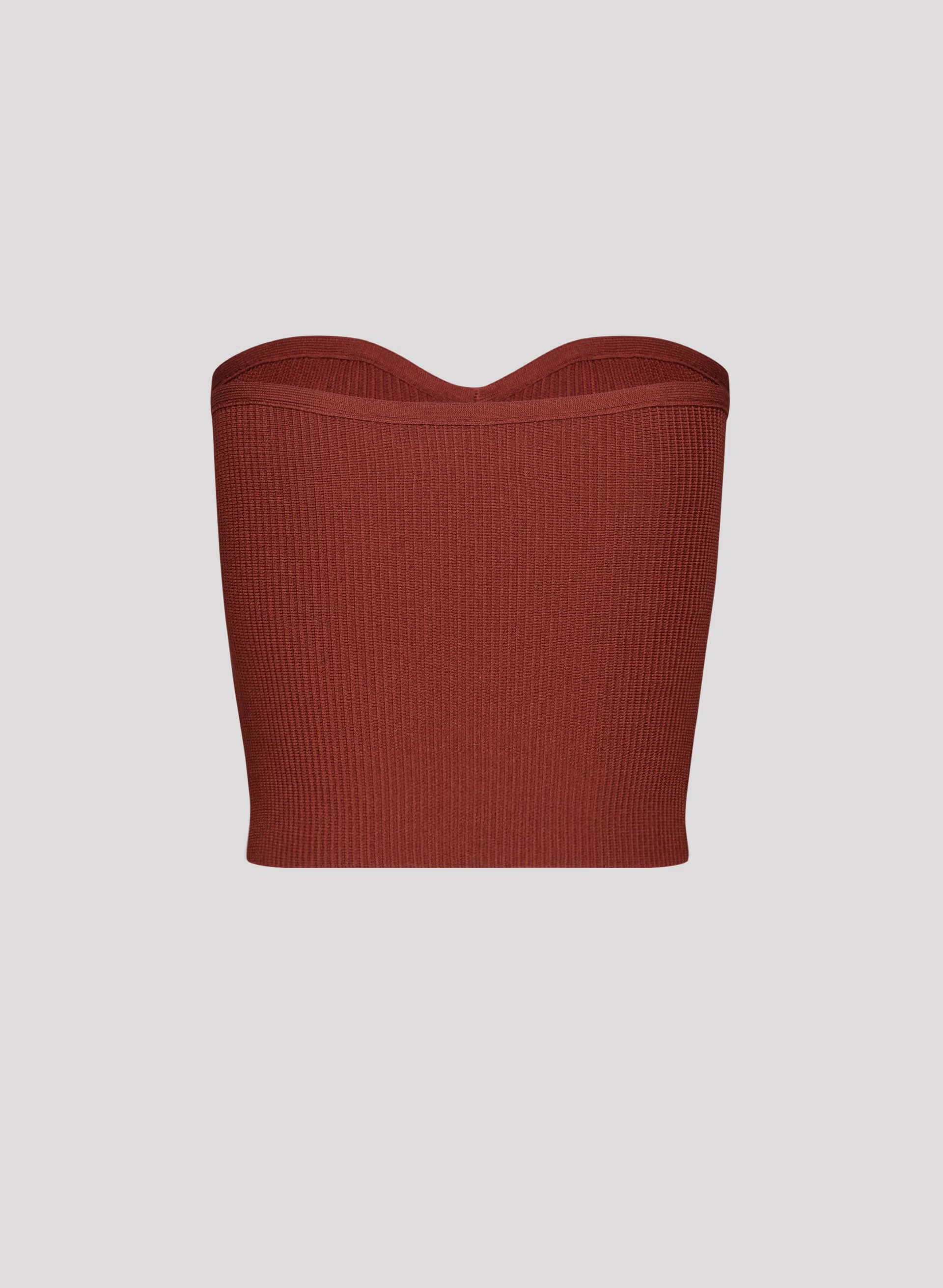 Sculpt Knit Sweetheart Tube Top