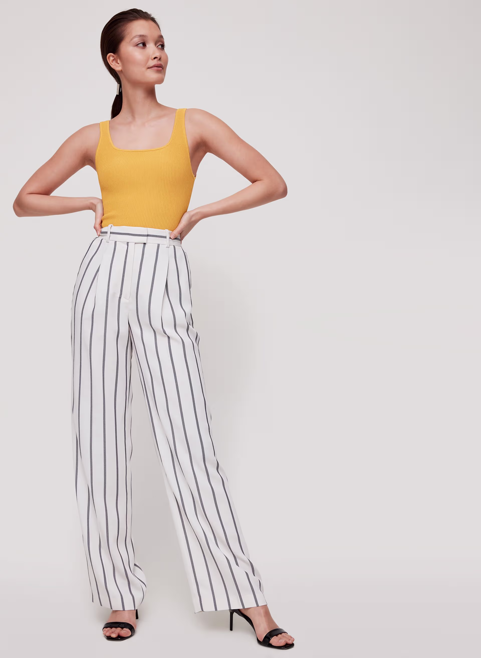 Sculpt Knit Squareneck Tank