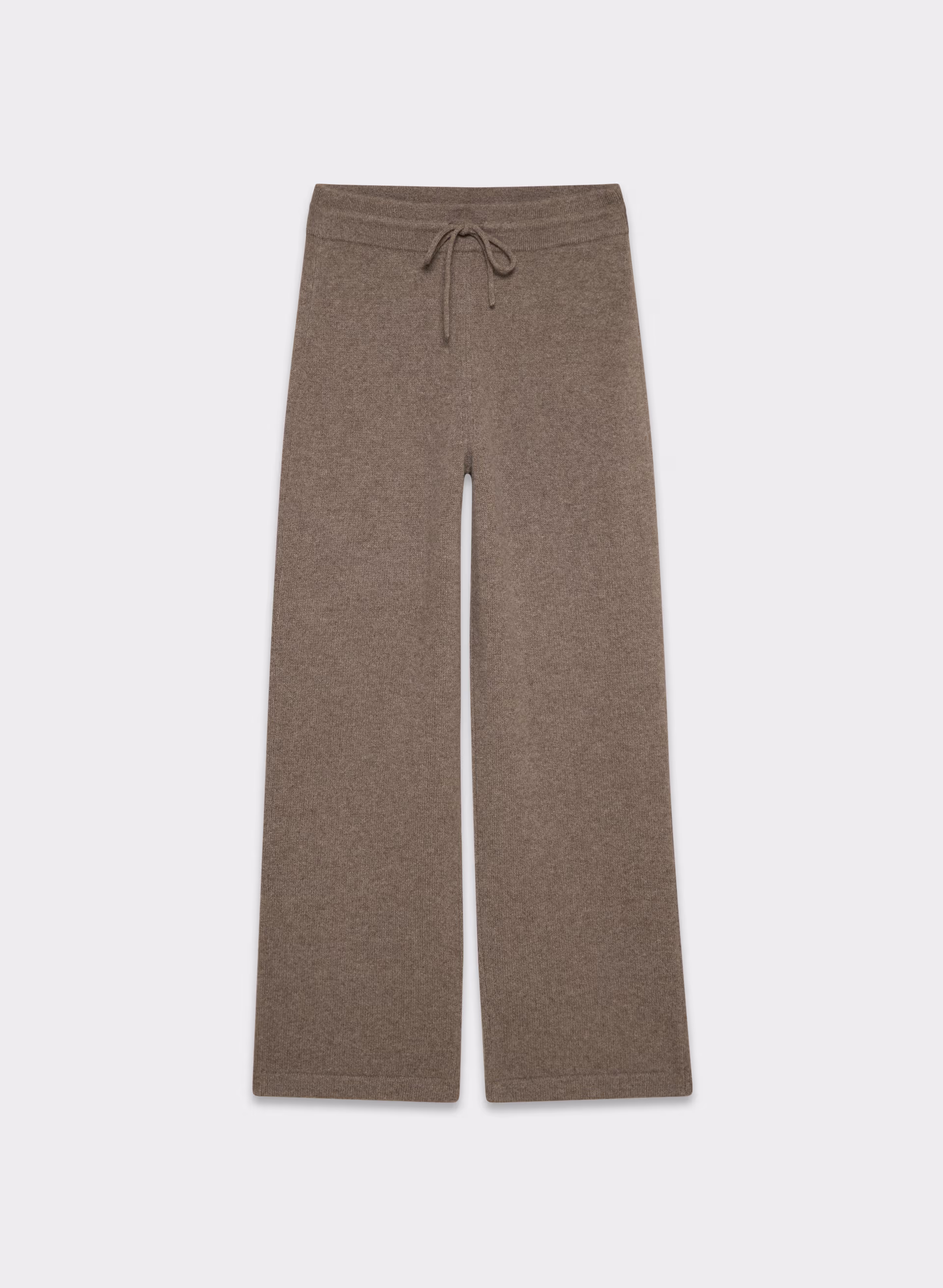 Essential Cashmere Hi-rise Wide Pant