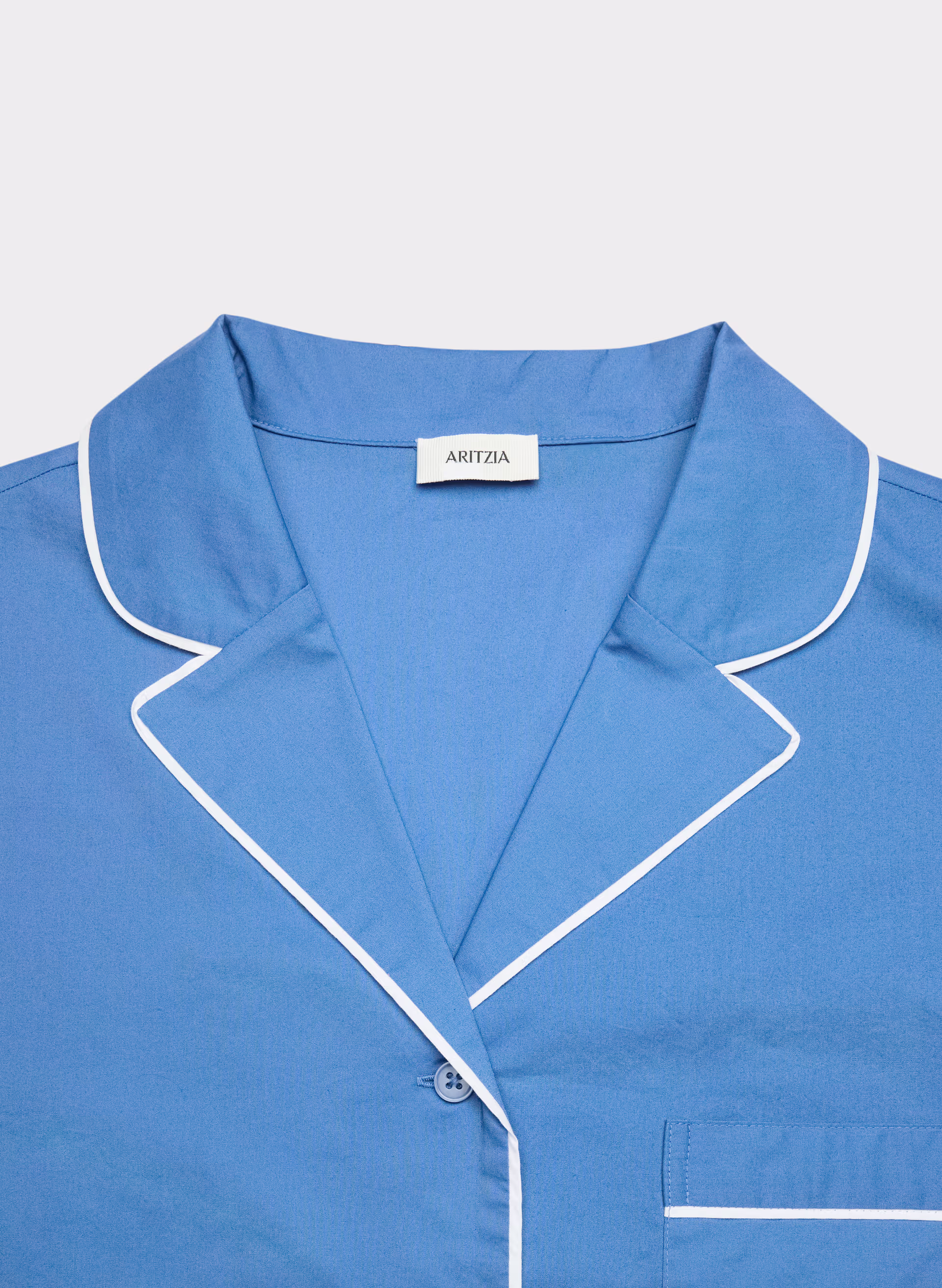 Laze Poplin Pajama Shirt