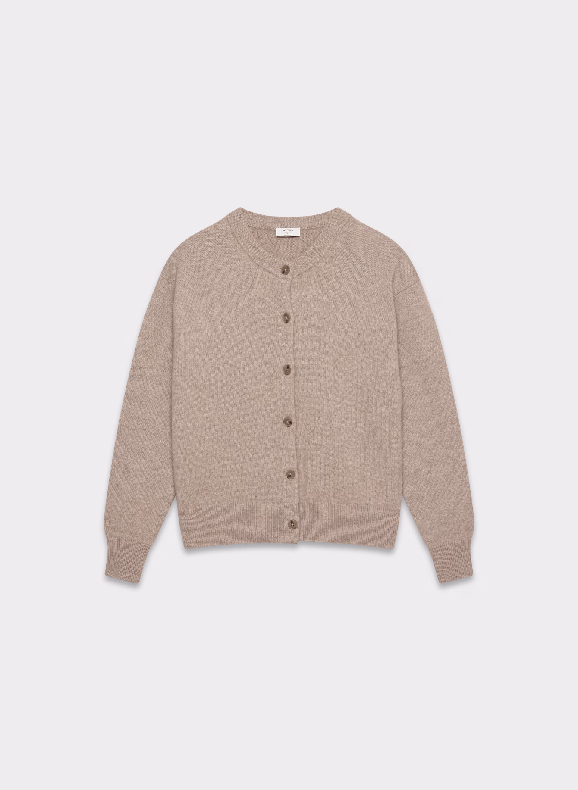 Essential Cashmere Relaxed Crew Cardigan