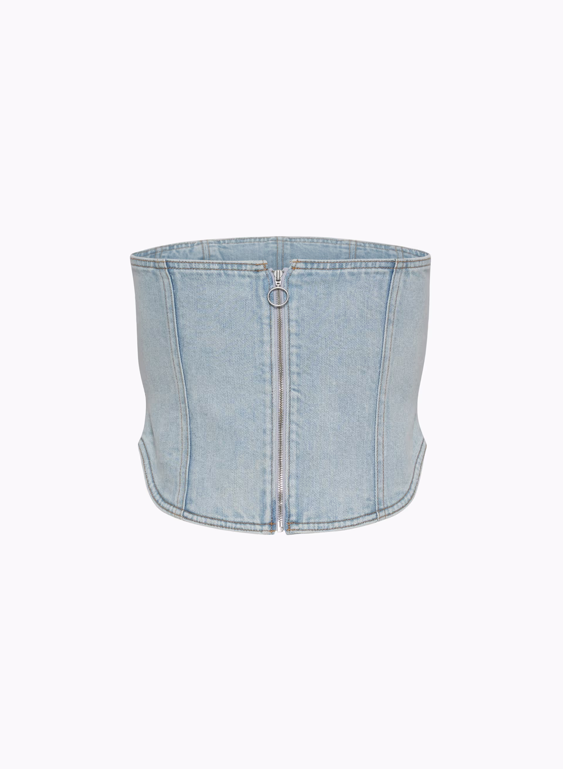 The '90s Debbie Denim Bustier