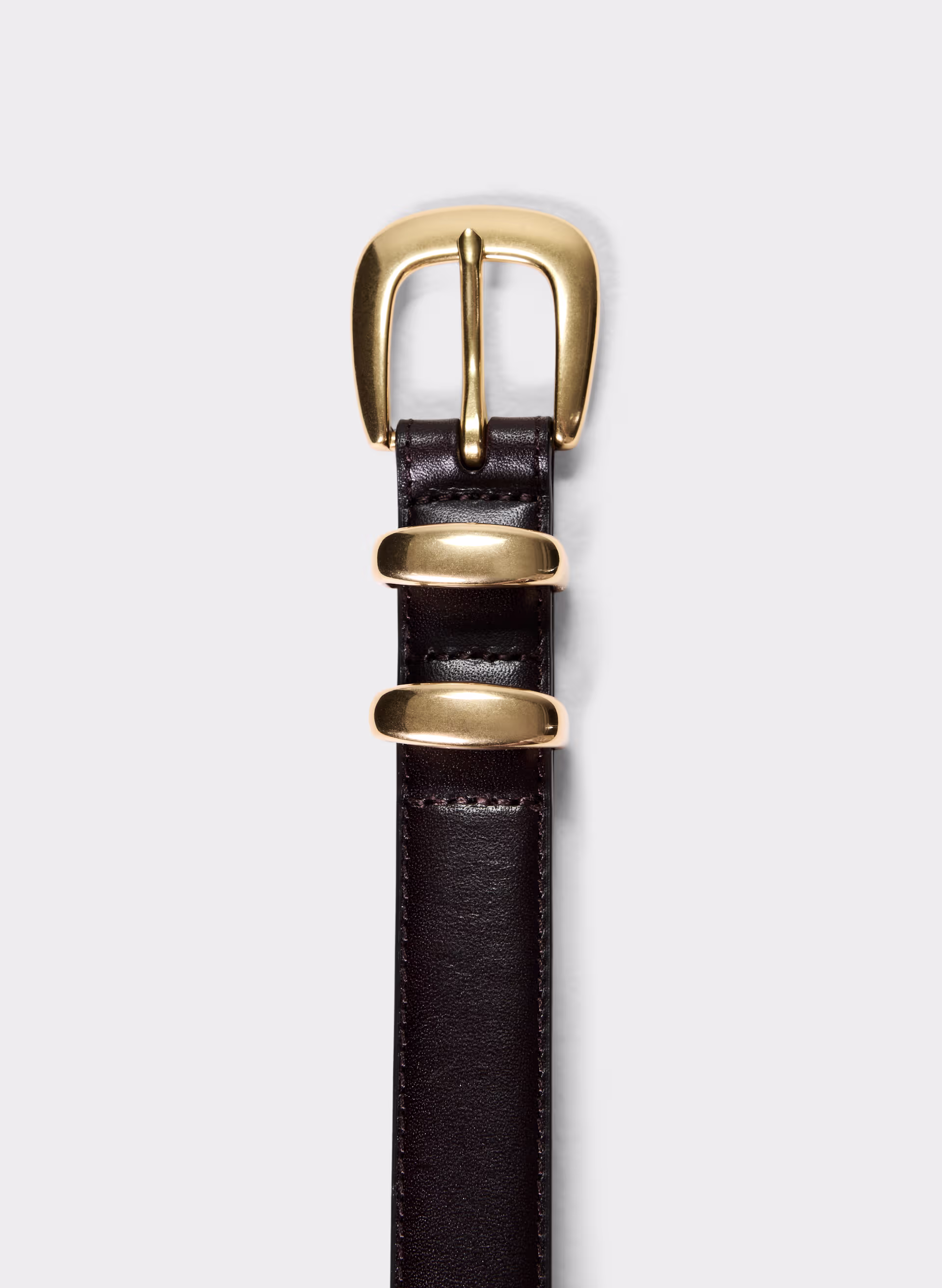 Legendary Solid Brass Leather Belt