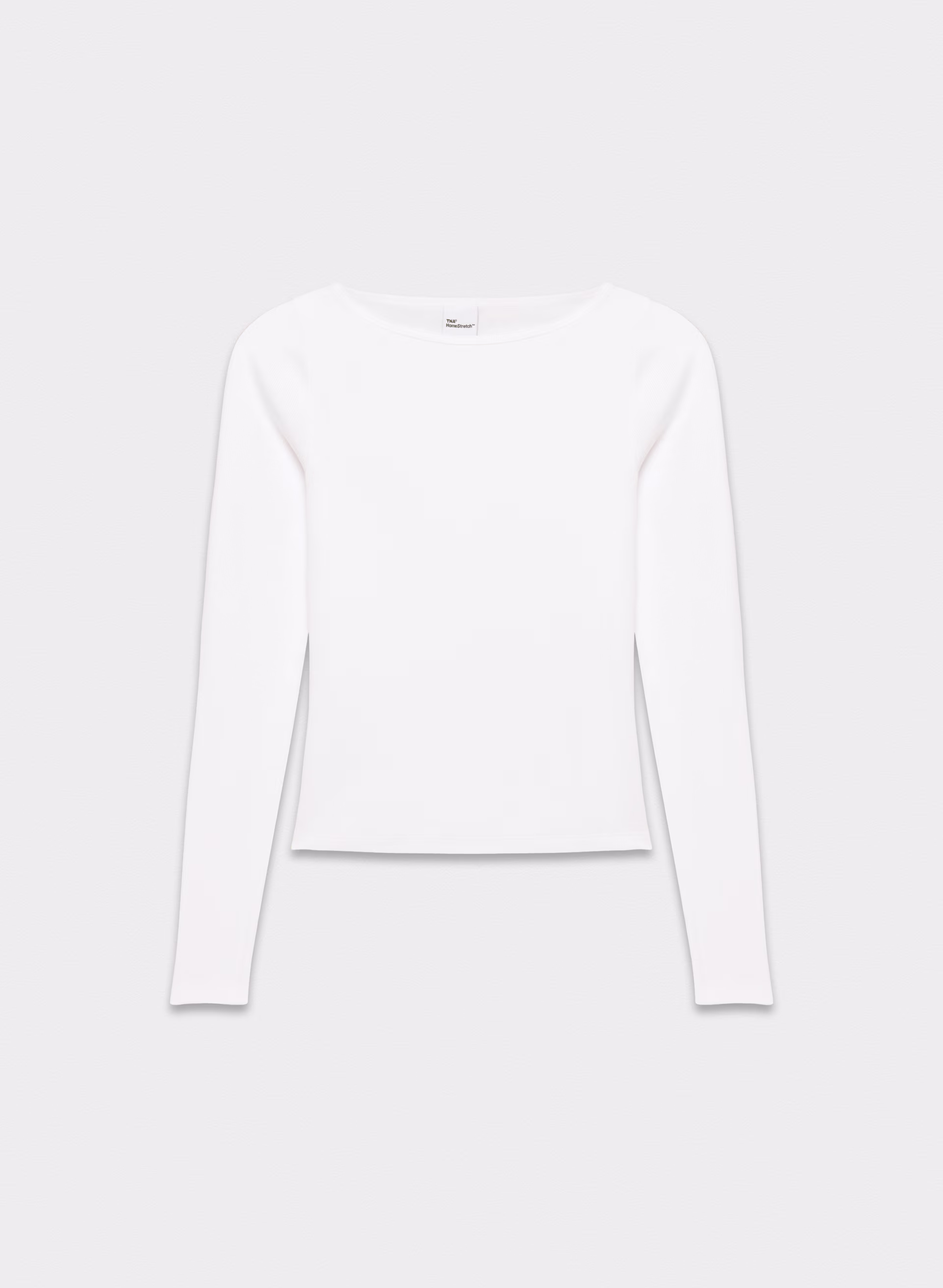 HomeStretch™ Rib Boatneck Longsleeve