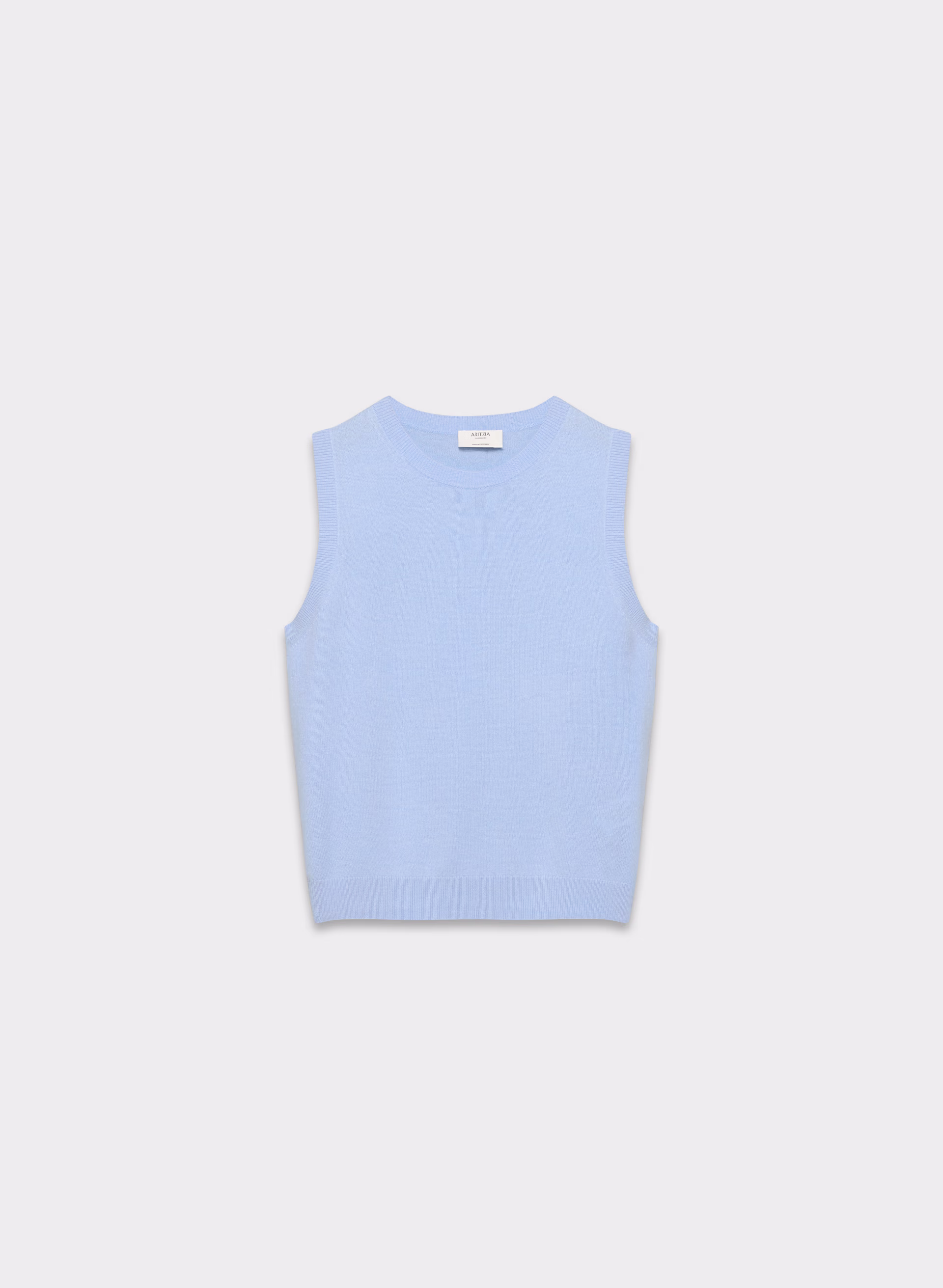 Bare Cashmere Crew Sweater Vest