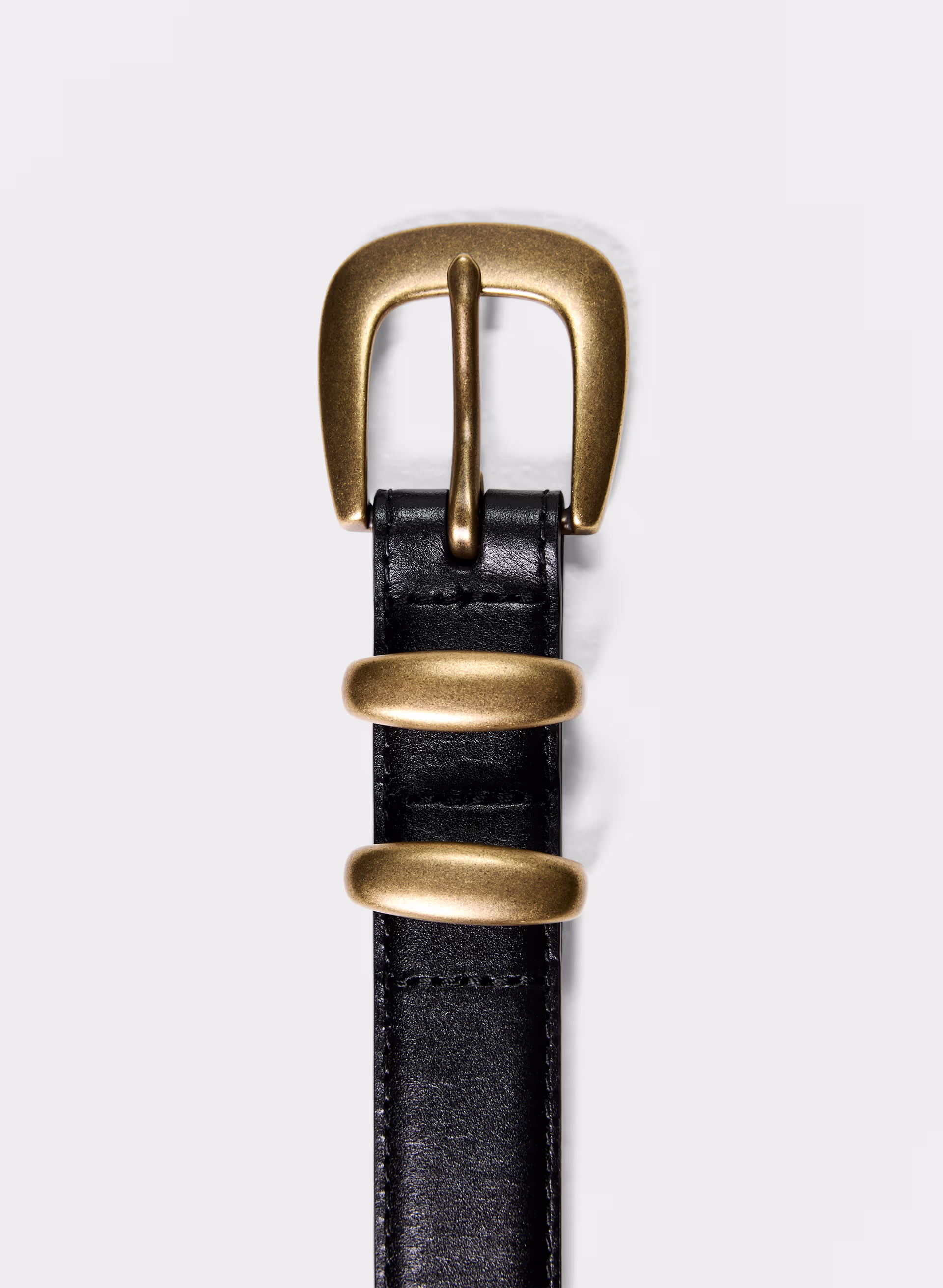 Legendary Solid Brass Leather Belt