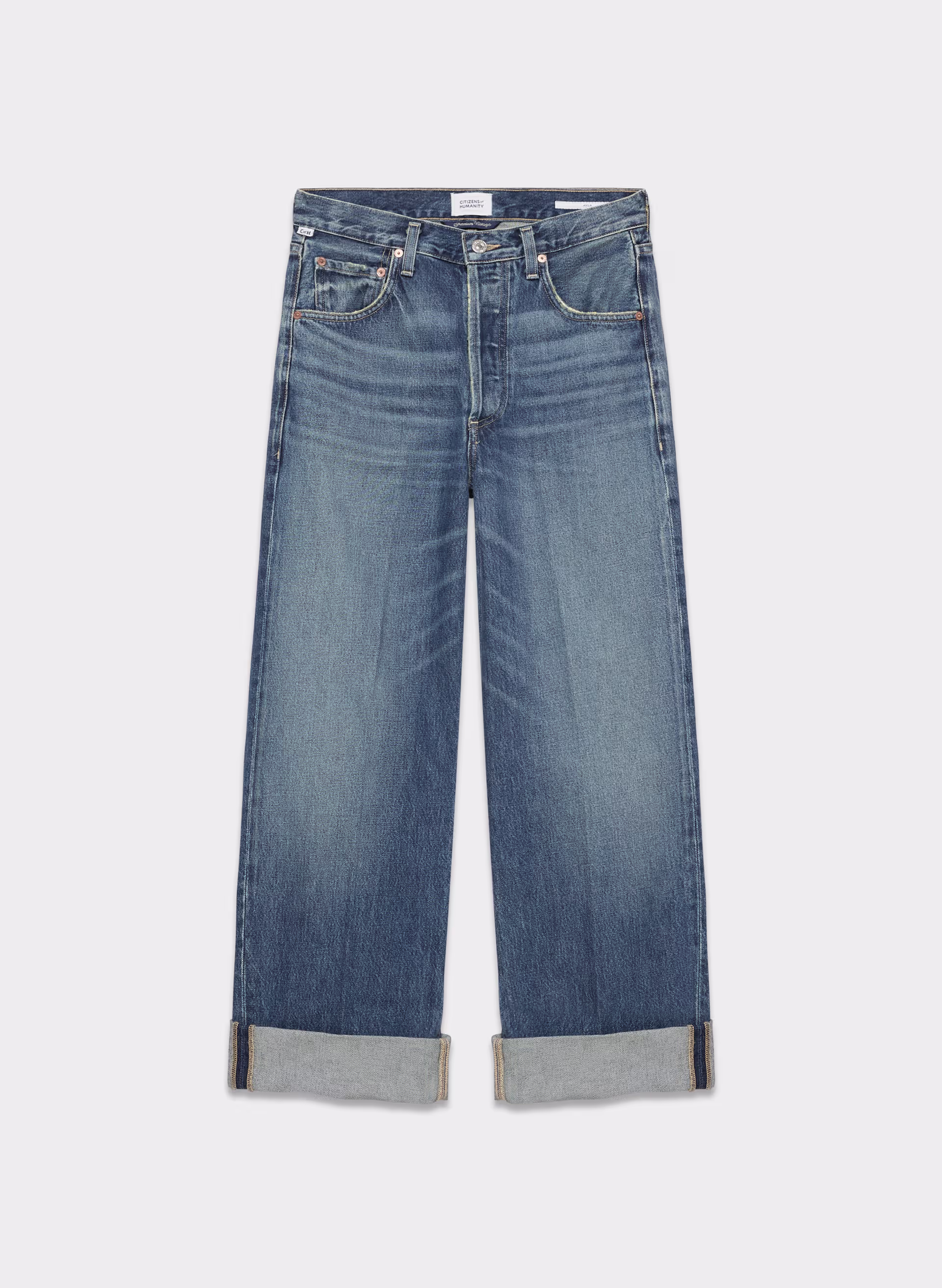 Ayla Baggy Cuffed Jean