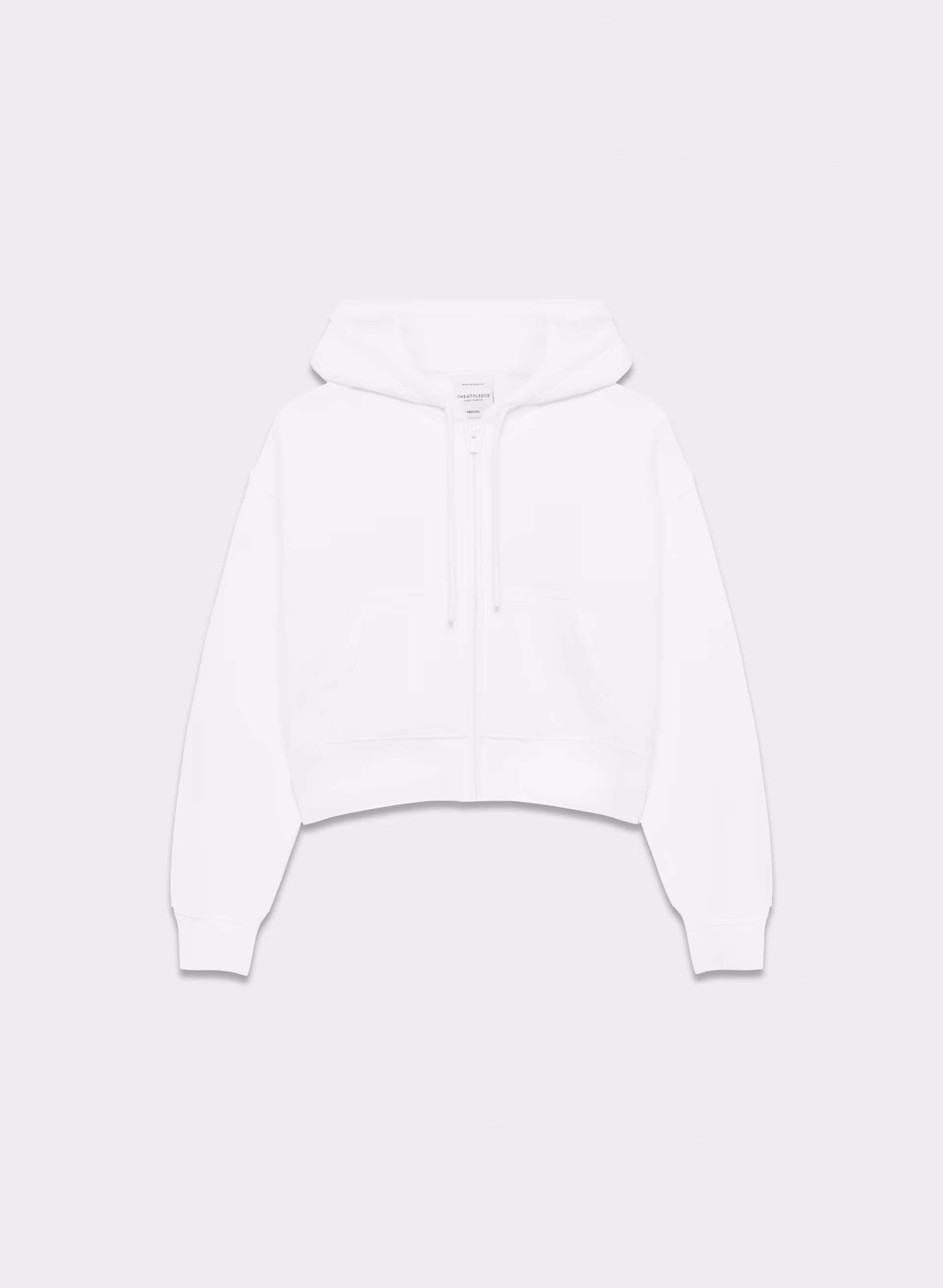 Cozy Sweatfleece Boyfriend Boxy Zip Hoodie