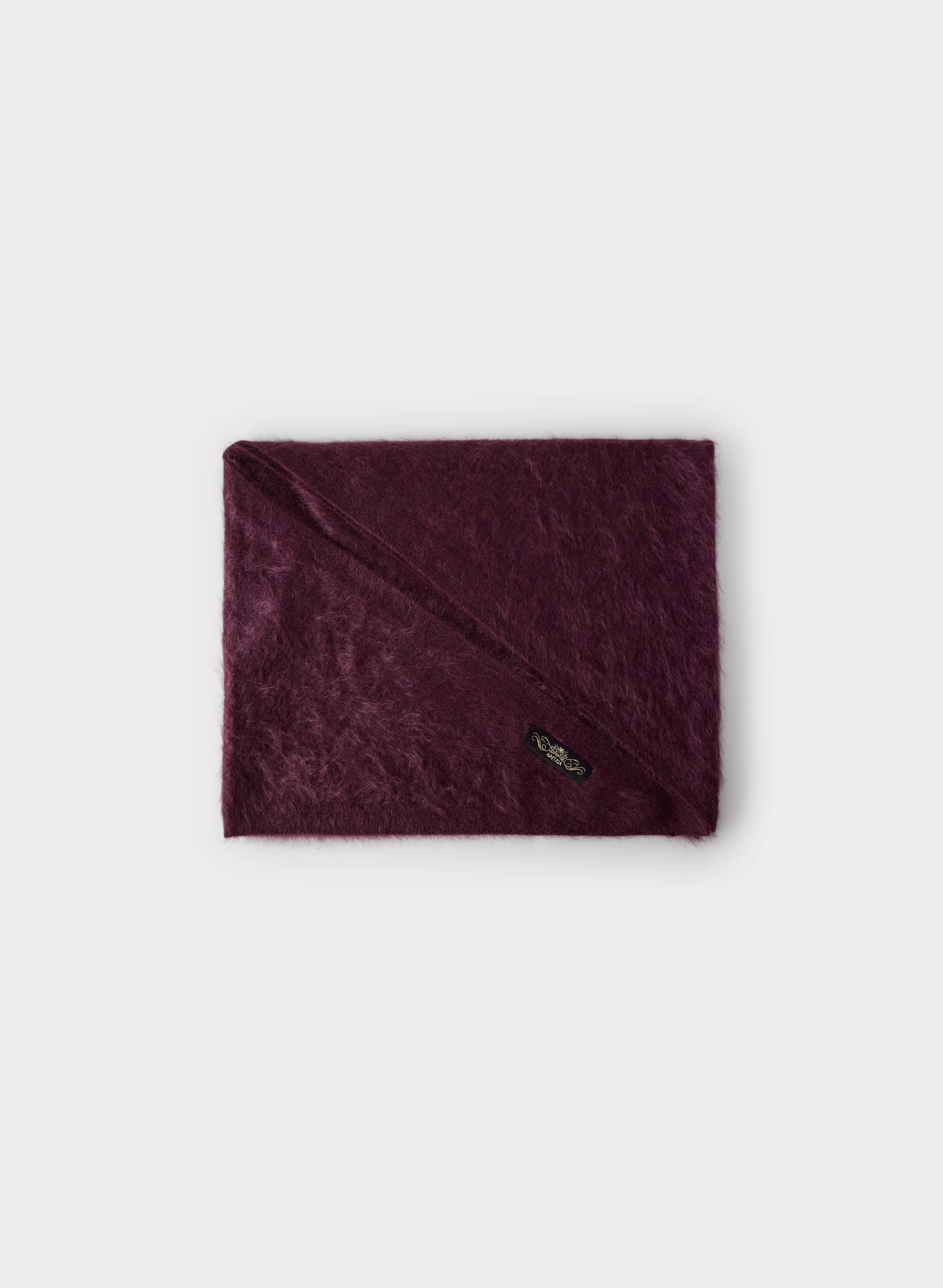 Brushed Cashmere Triangle Scarf