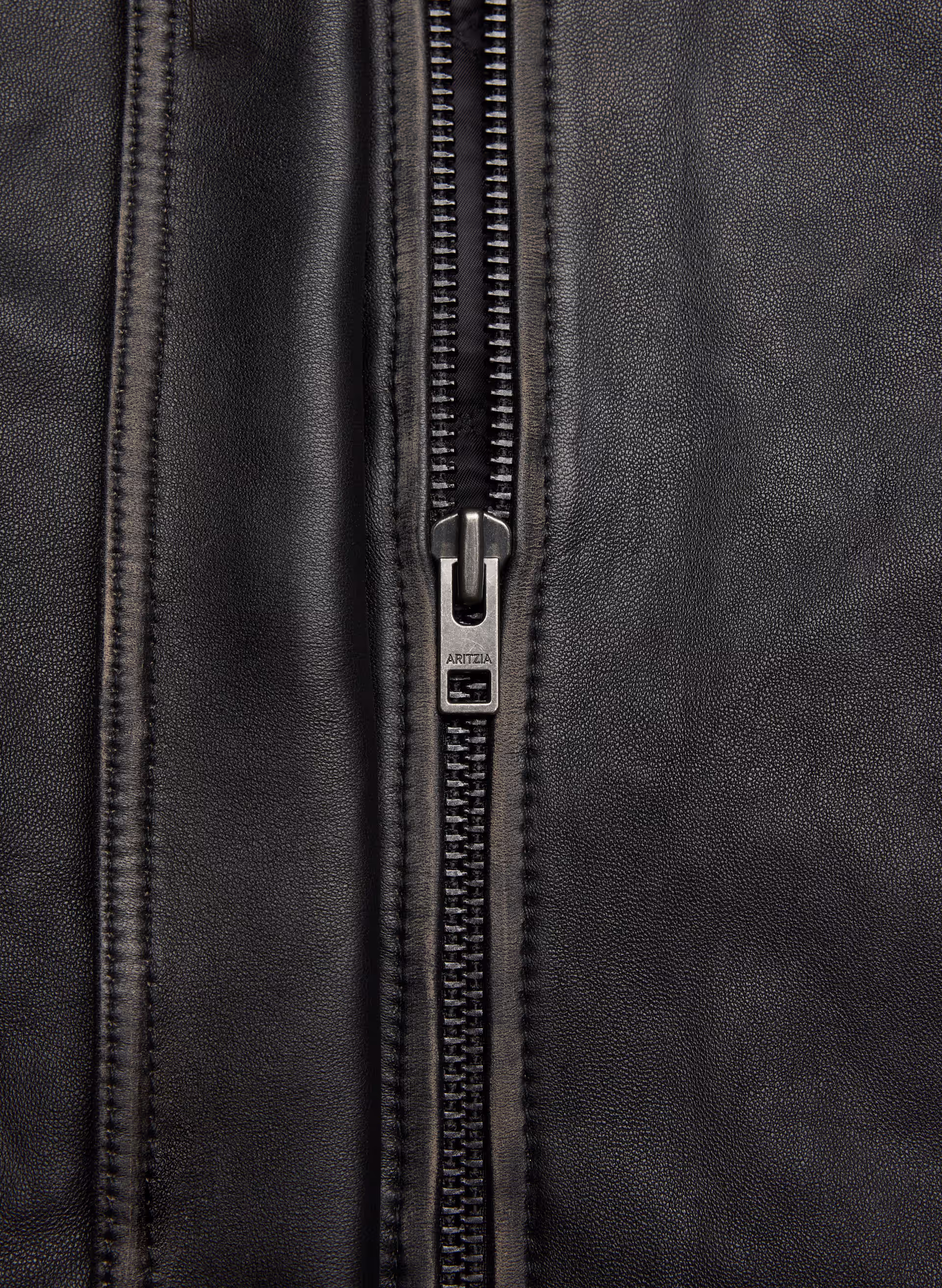 Calle Leather Aviator Jacket