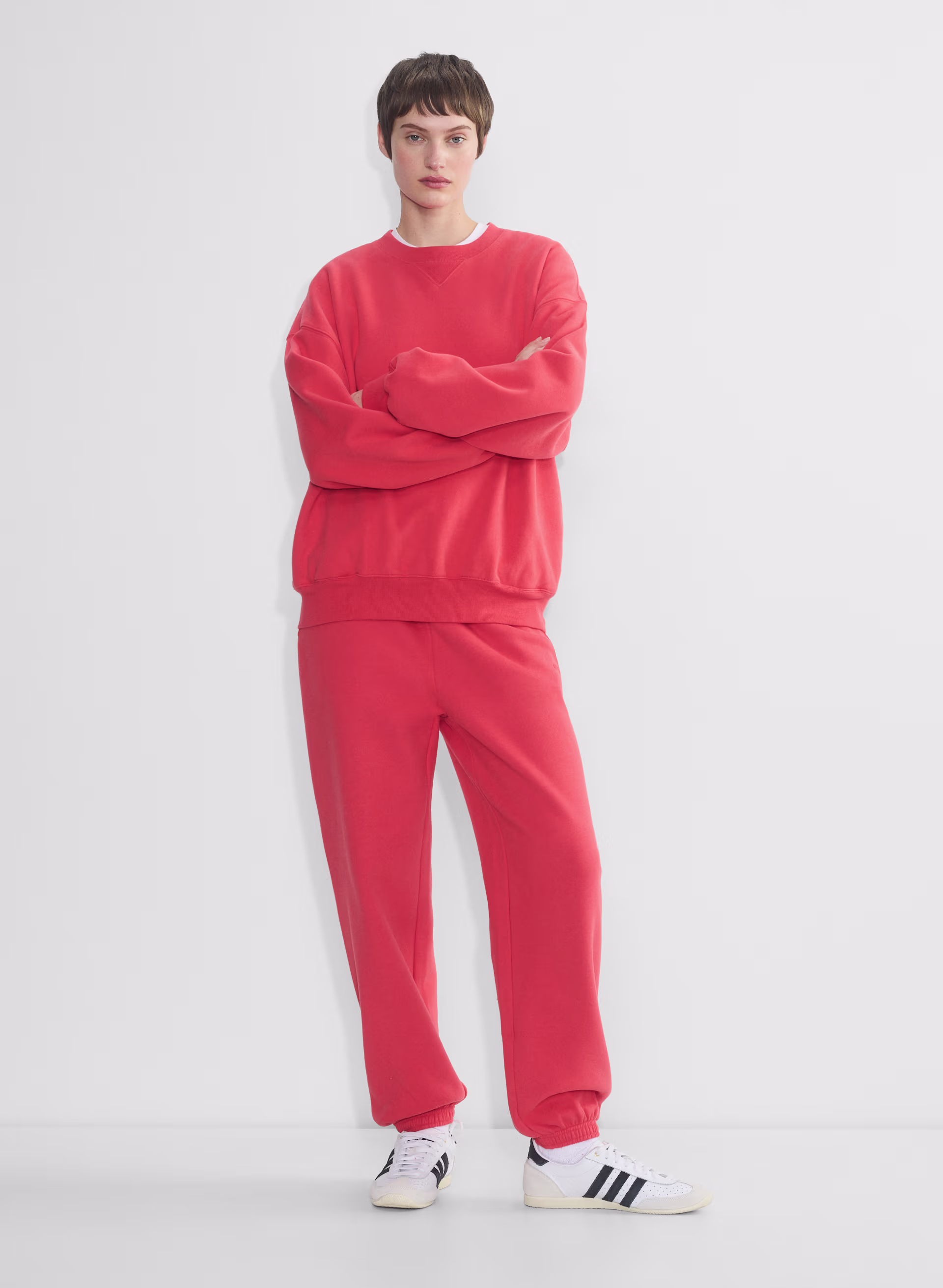 Cozy Sweatfleece New Mega Crew Sweatshirt