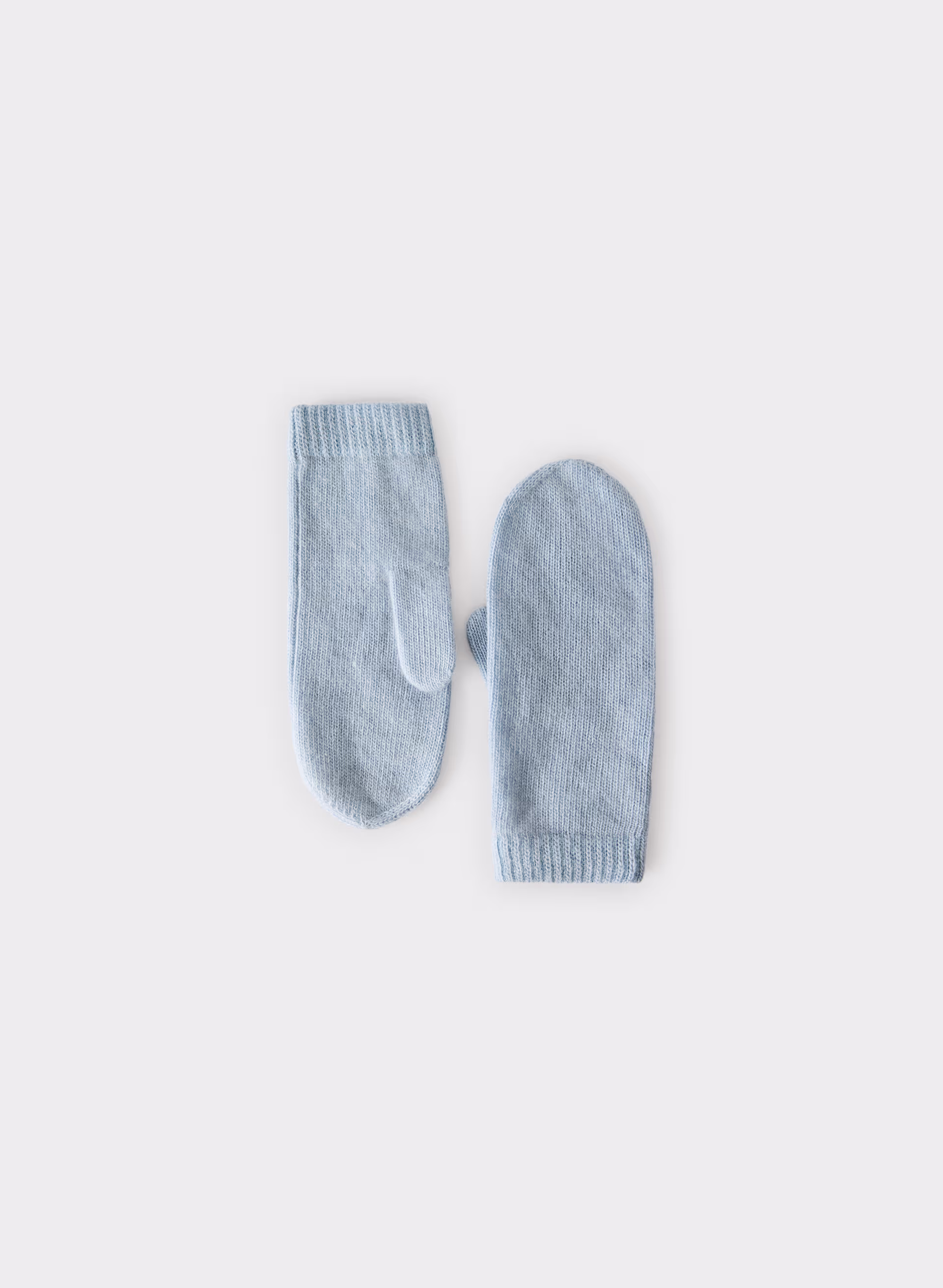 Cashmere Rib Mitten