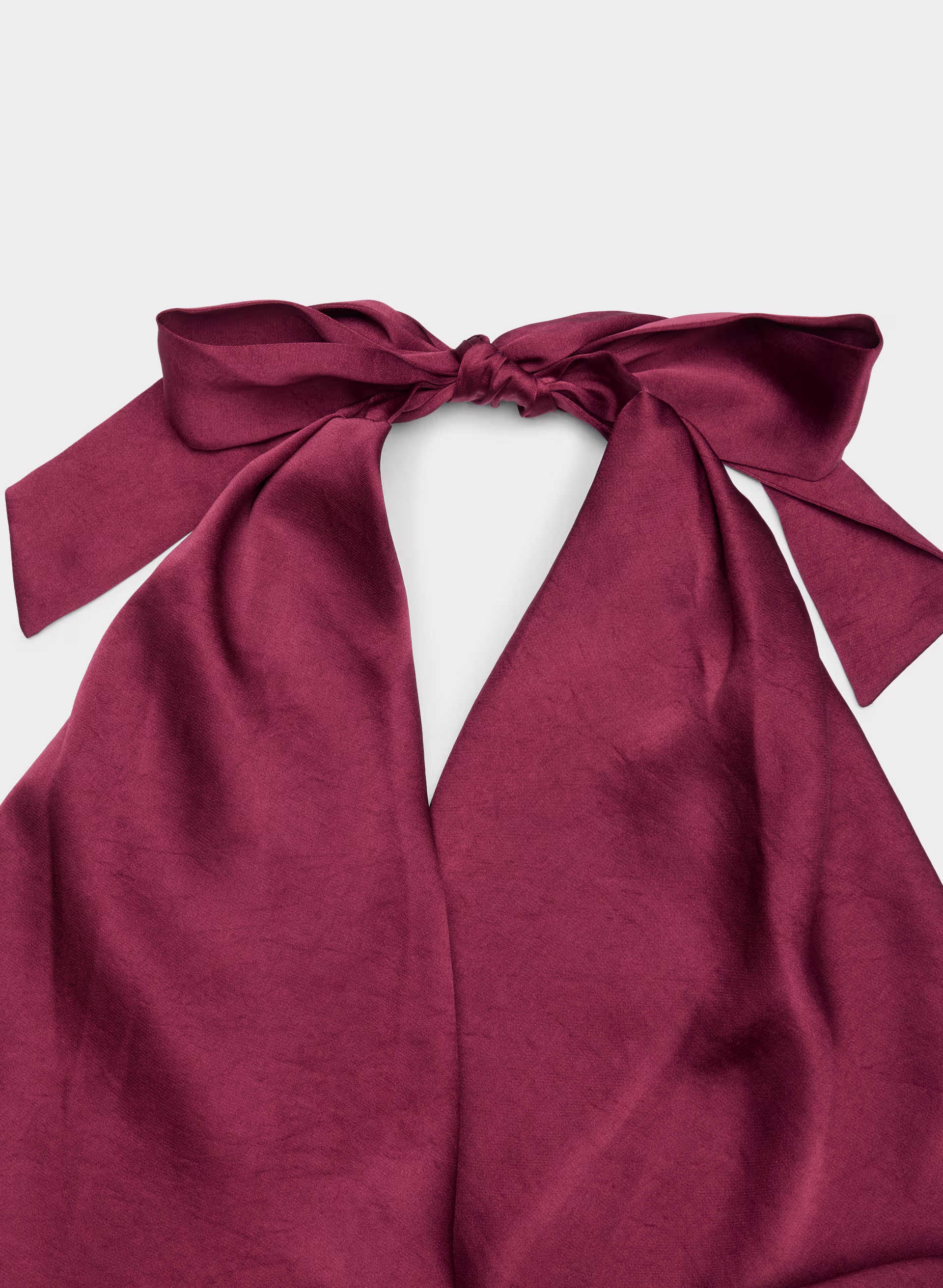 Martini Satin Halter Blouse