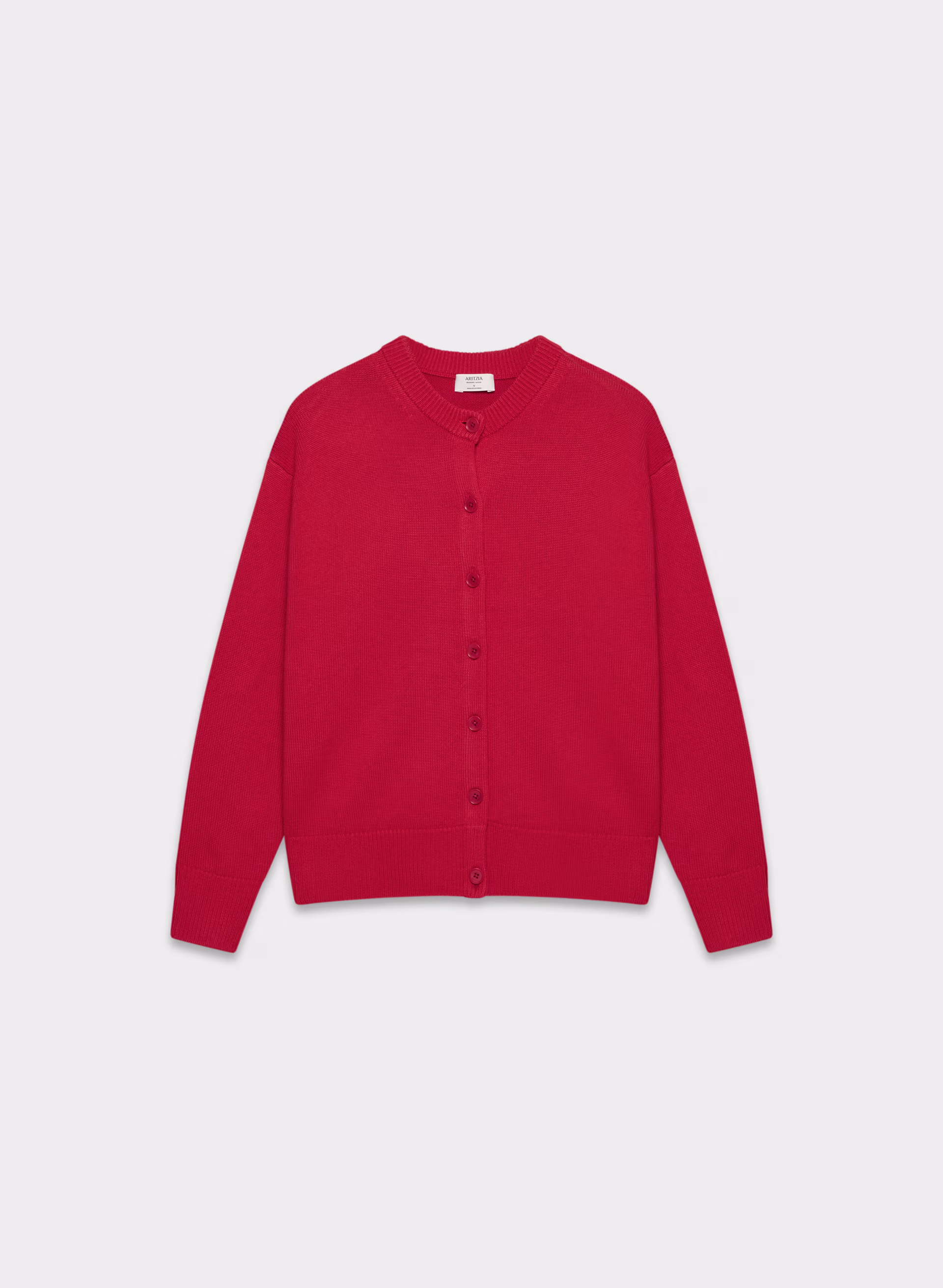 Essential Merino Wool Crew Cardigan