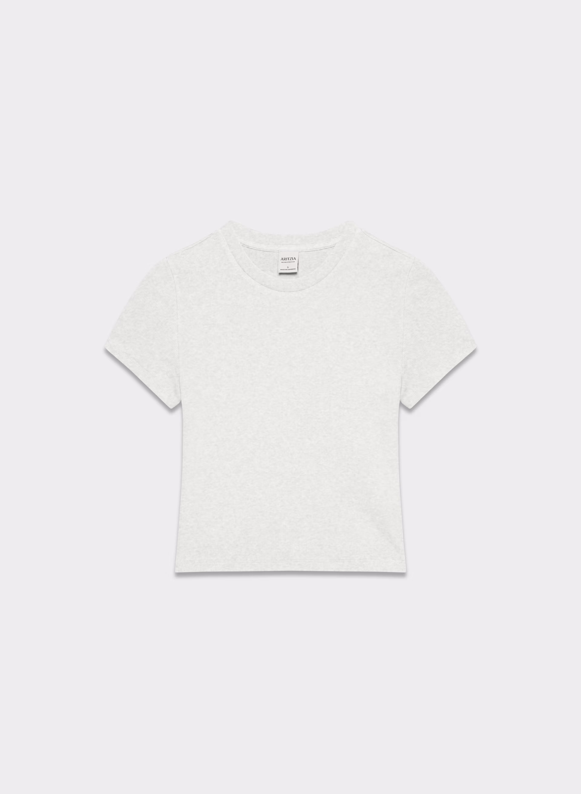 HomeStretch™ Rib Crew Waist T-Shirt