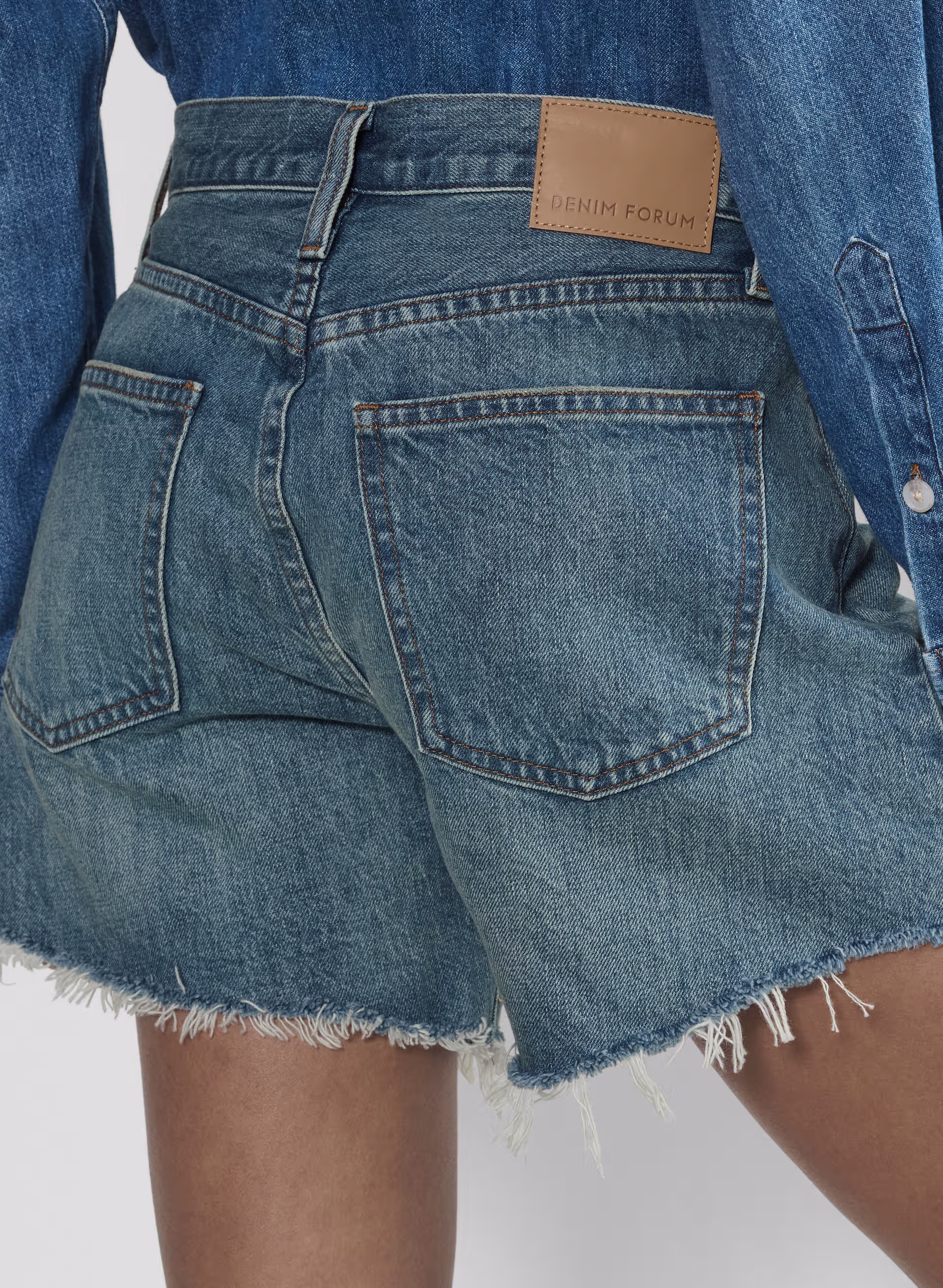 Denim Forum The Ex Boyfriend Mid Thigh Short