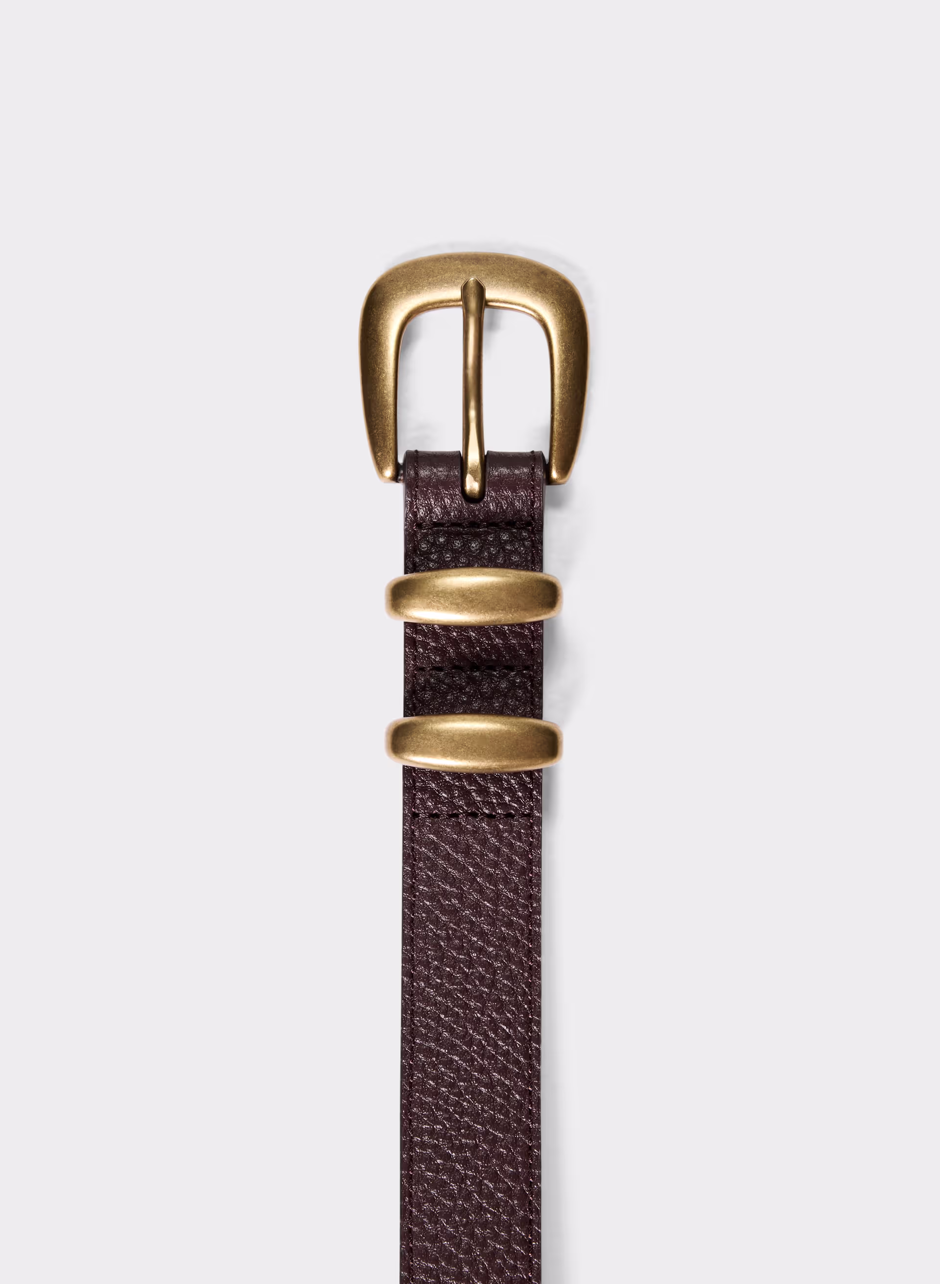 Legendary Solid Brass Leather Belt