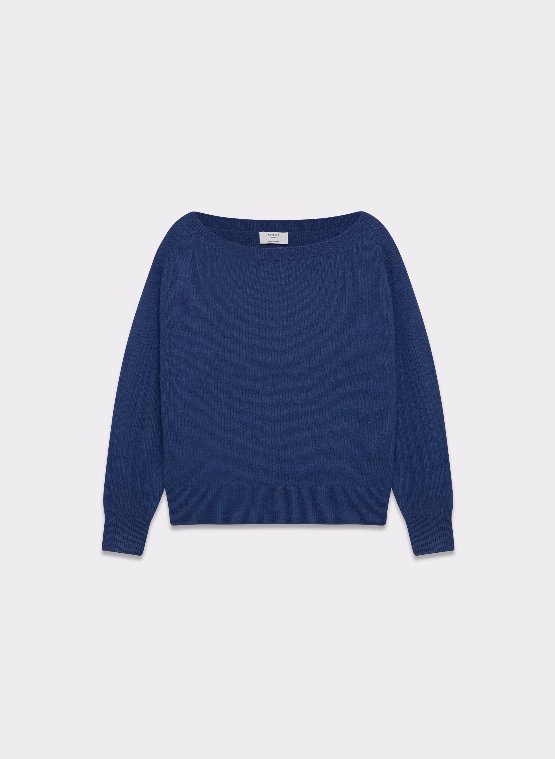 Essential Cashmere Relaxed Boatneck Sweater