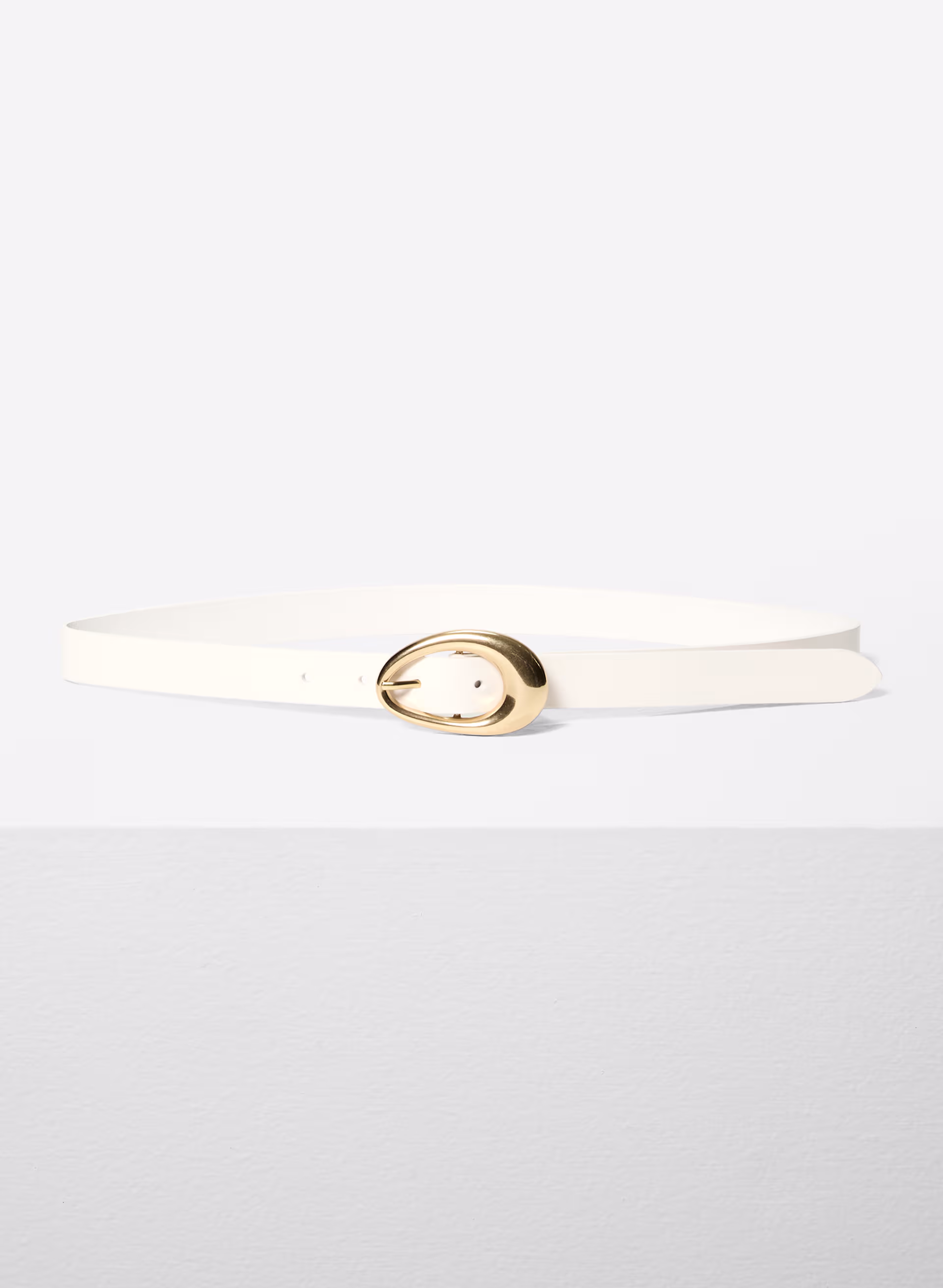 Perennial Solid Brass Leather Belt