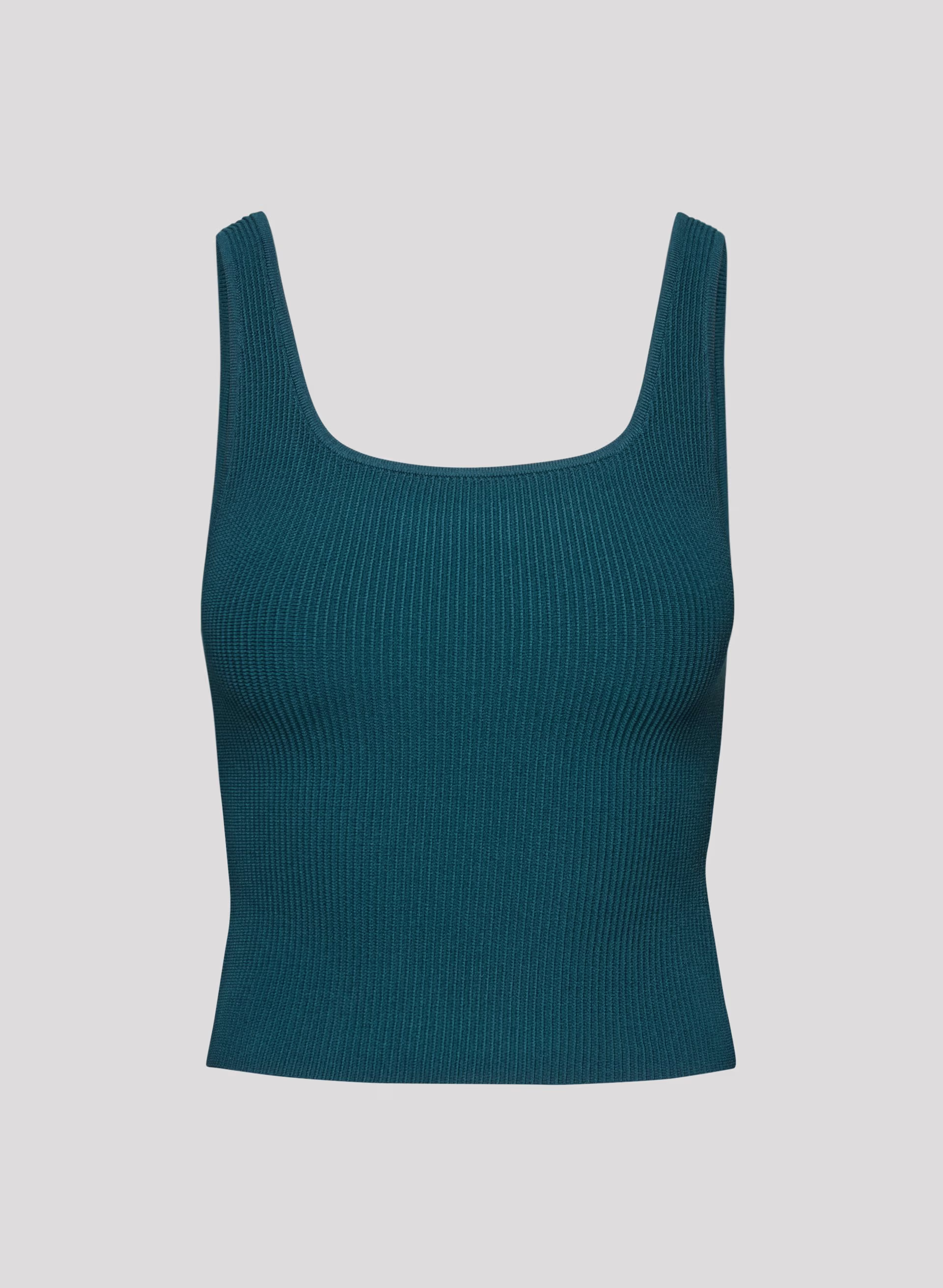 Sculpt Knit Squareneck Tank