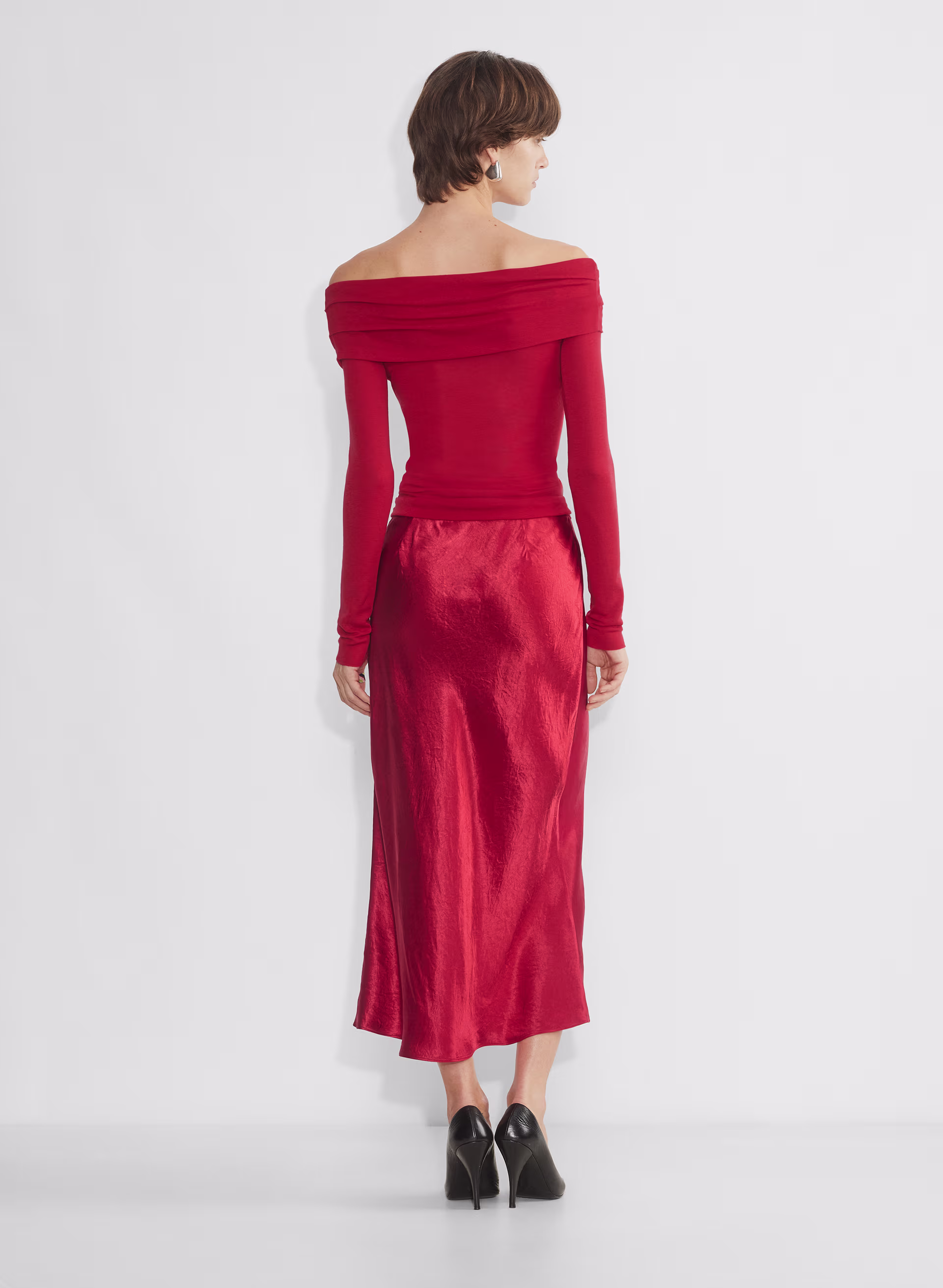 Slip Satin Maxi Skirt