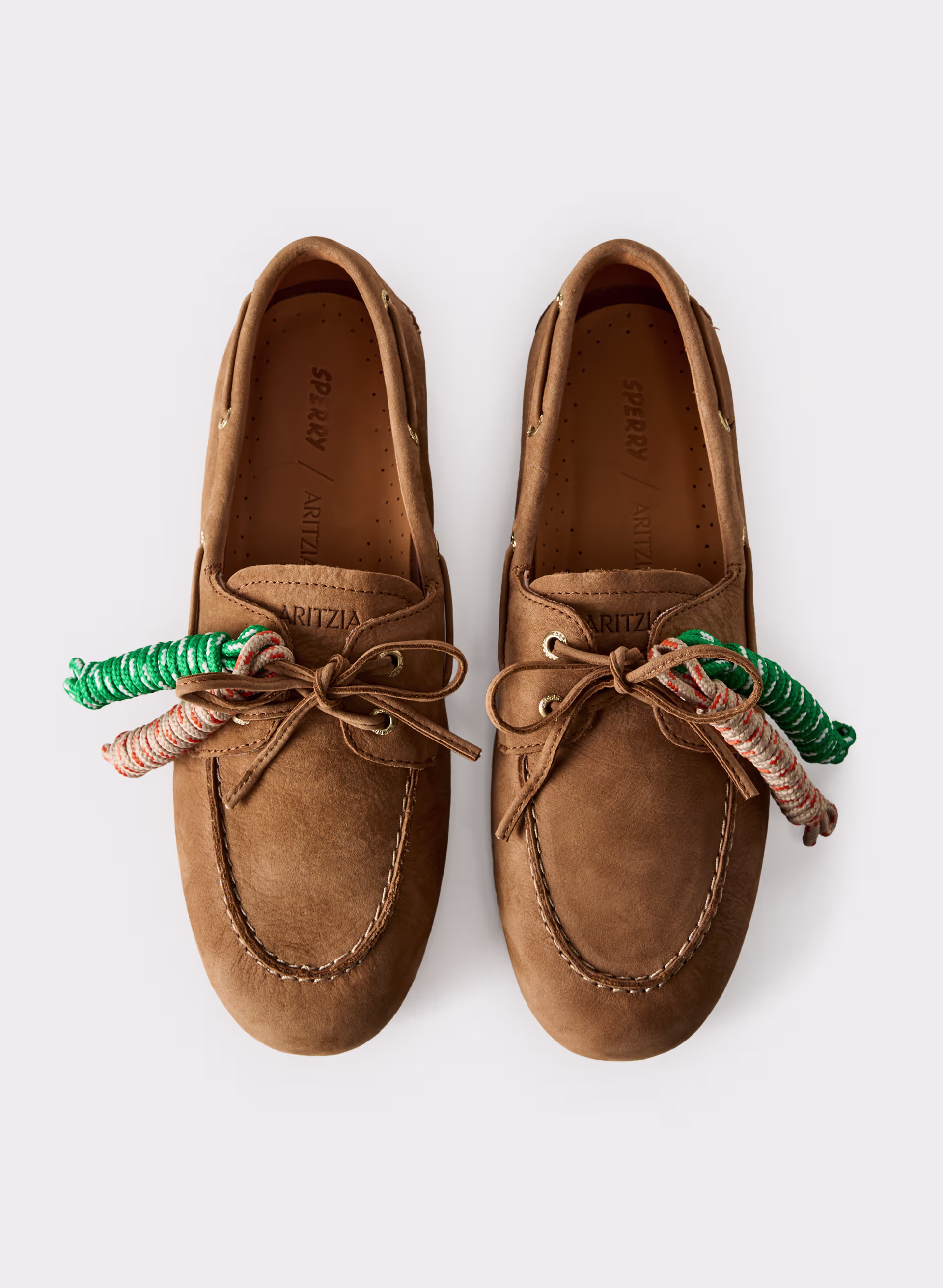 Sperry x Aritzia Slim Boat Shoe - Nubuck Leather
