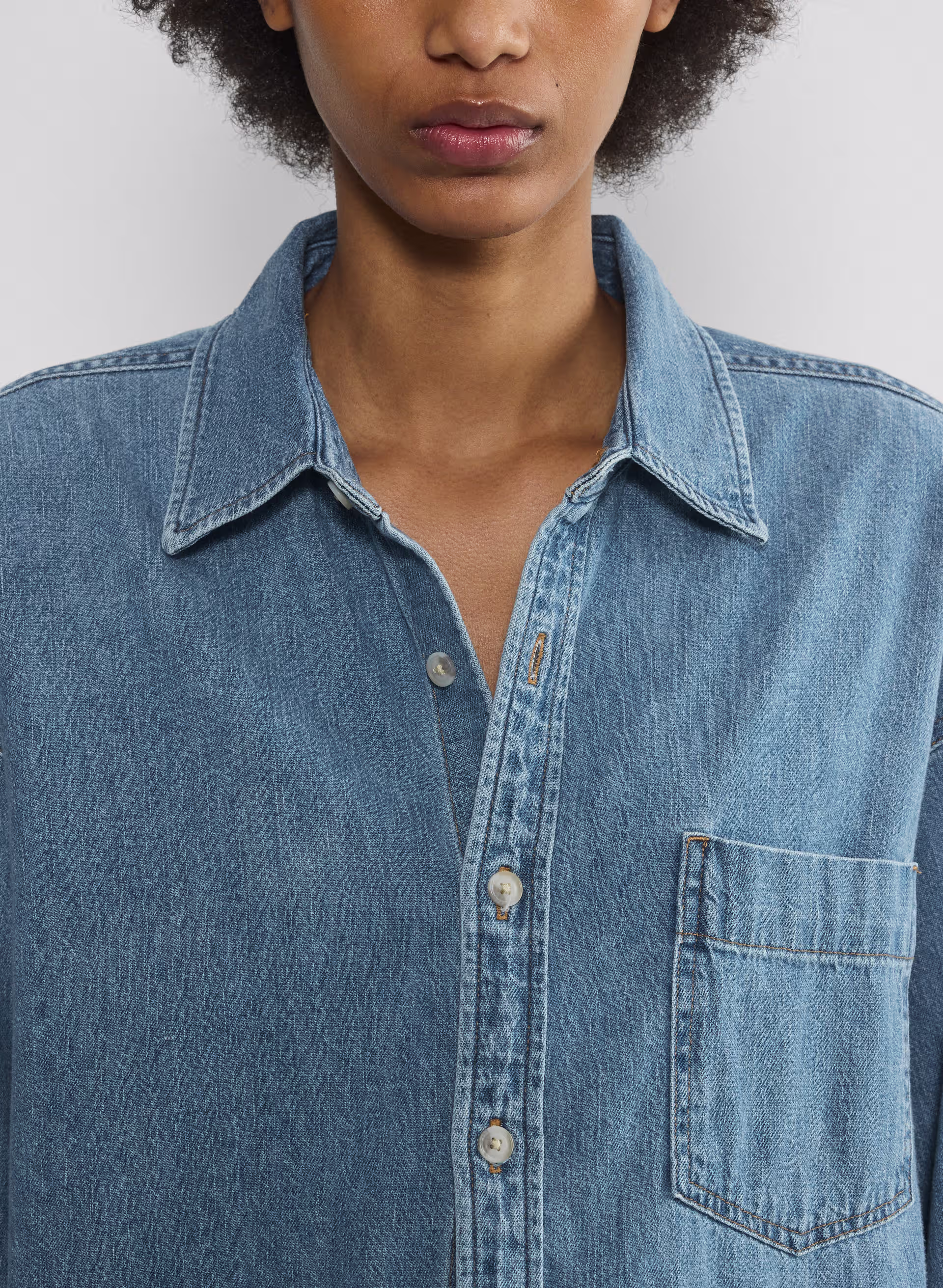 The '80s Comfy Denim Shirt