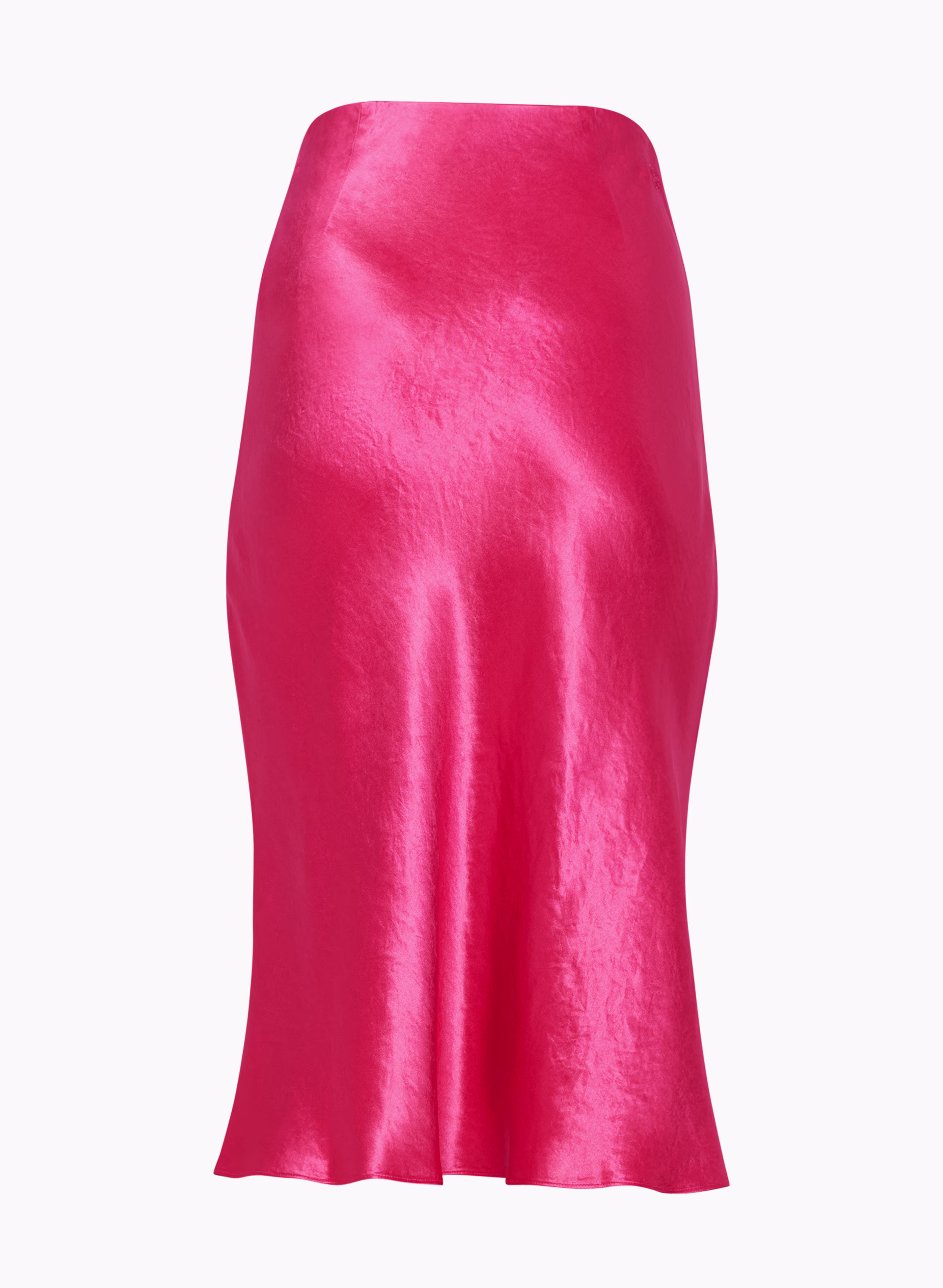 Slip Satin Midi Skirt