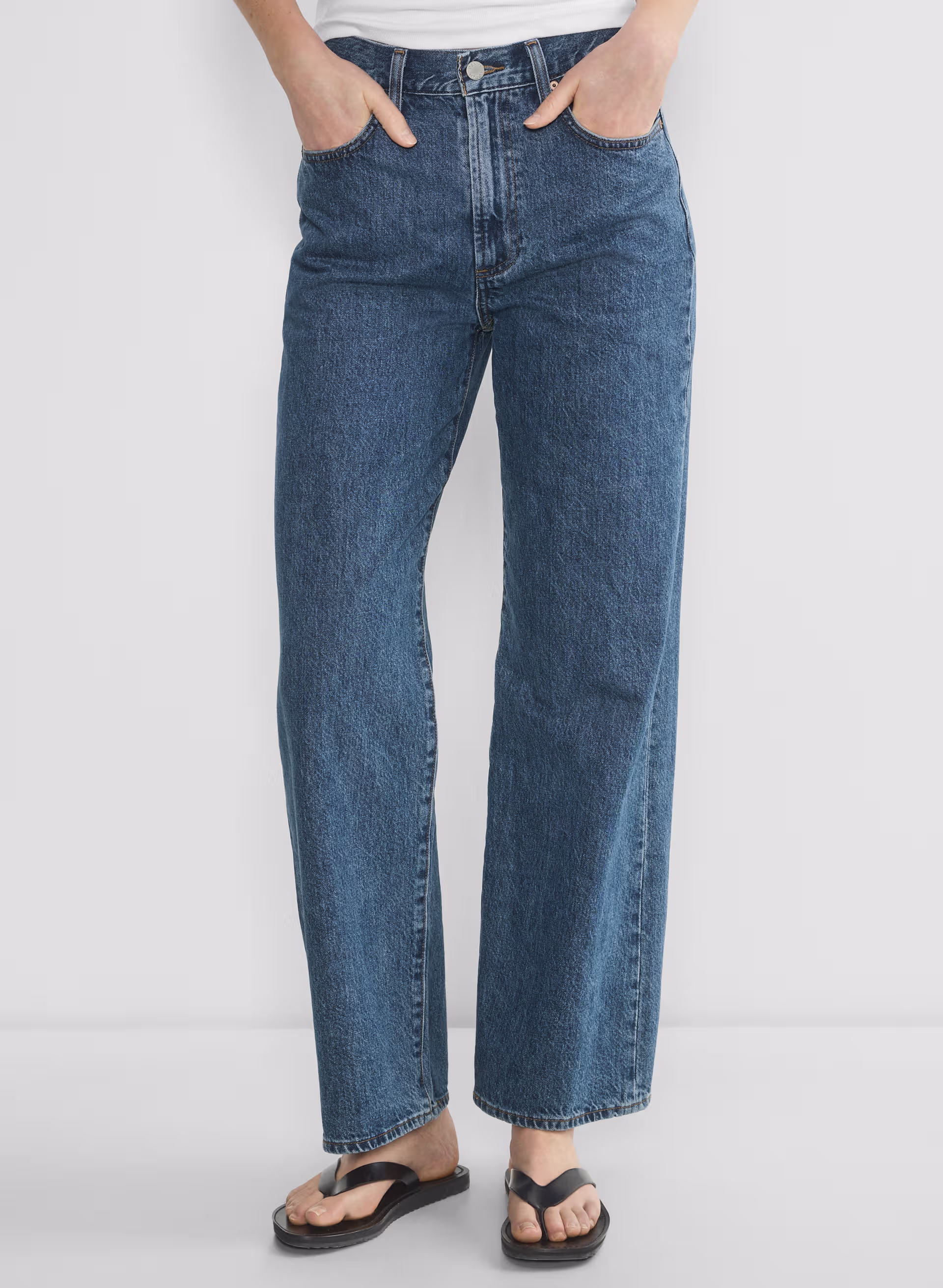 The Farrah Hi-rise Wide Jean