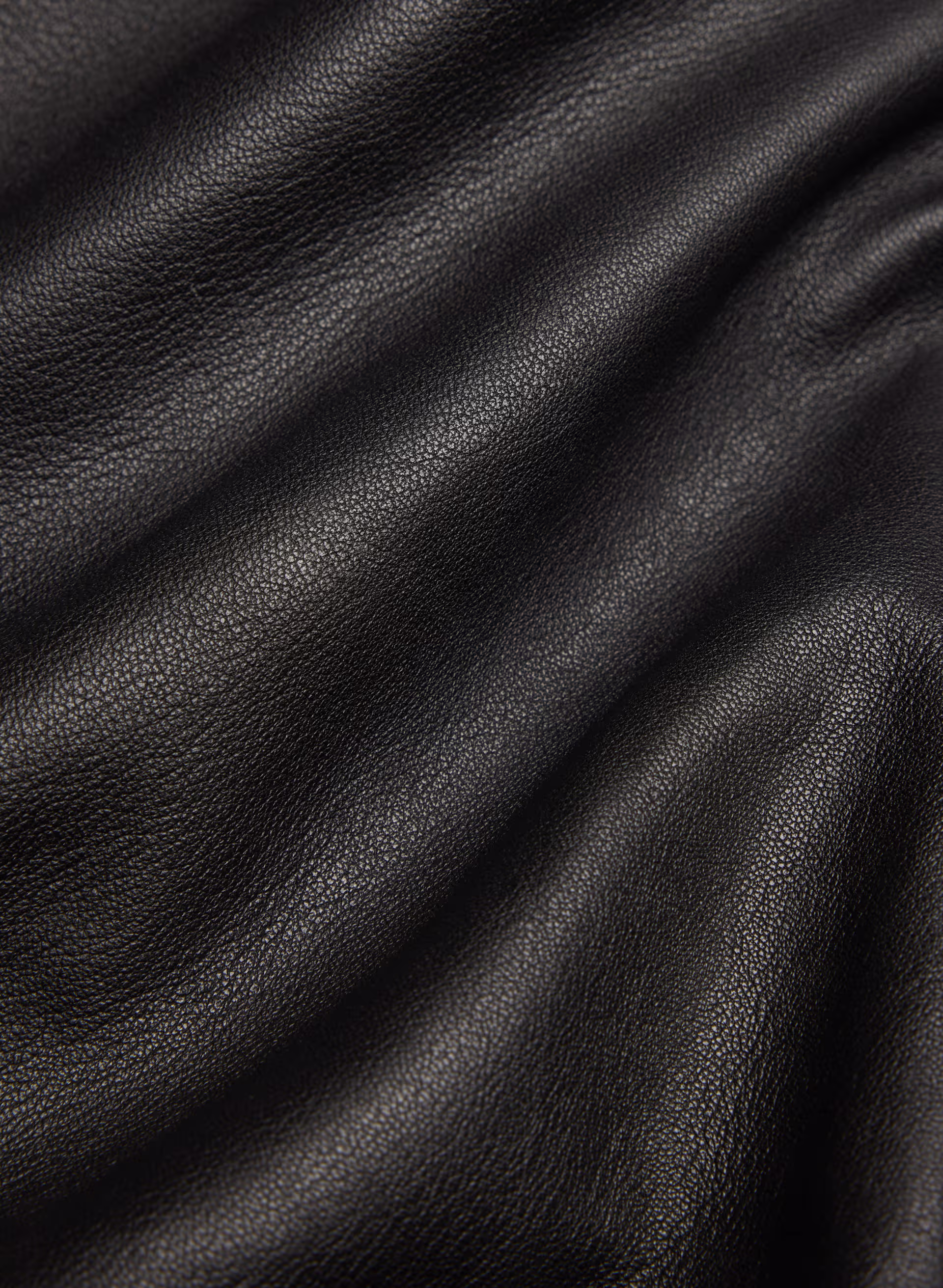 Calle Leather Aviator Jacket