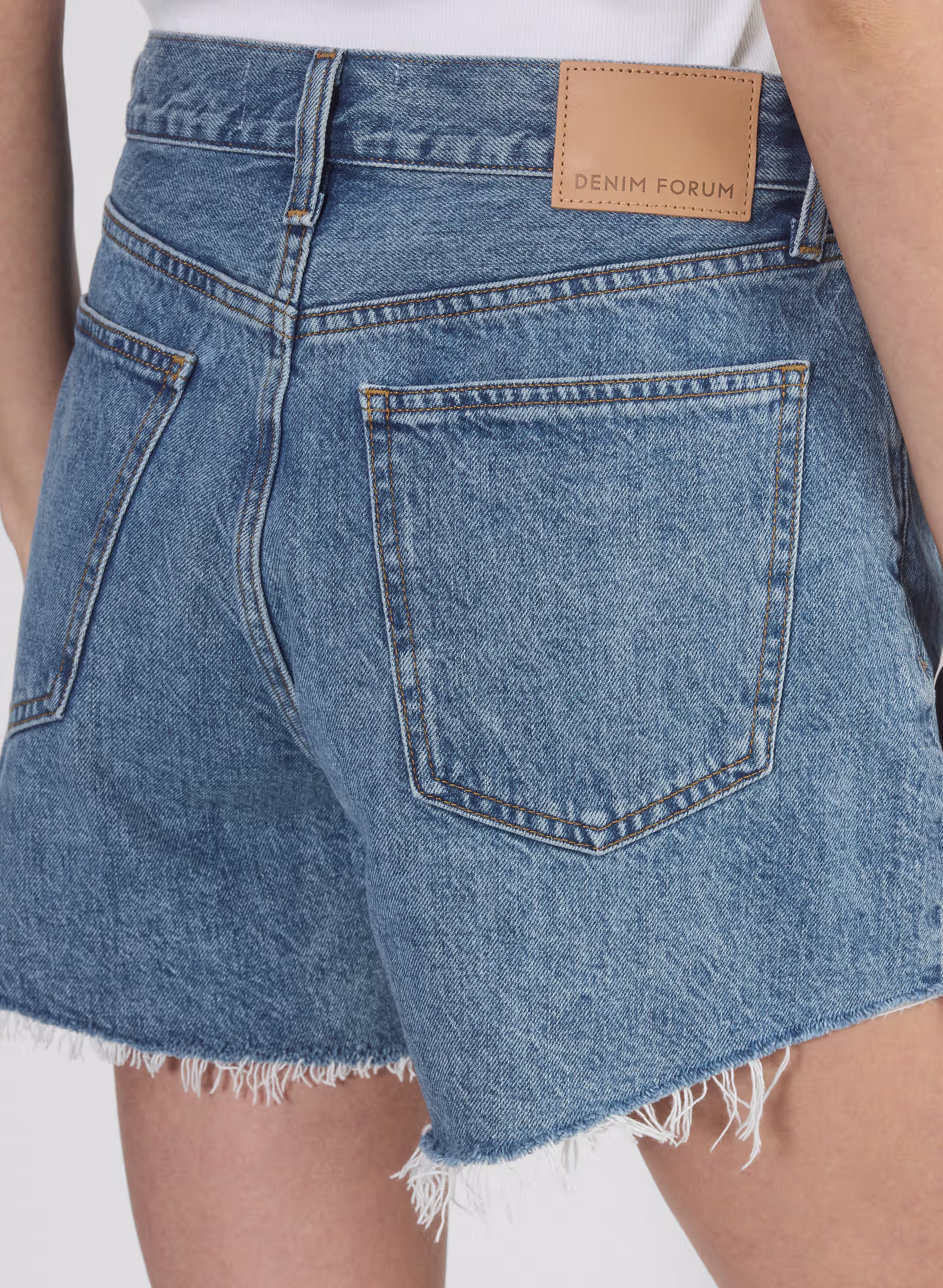 Denim Forum The Ex Boyfriend Mid Thigh Short