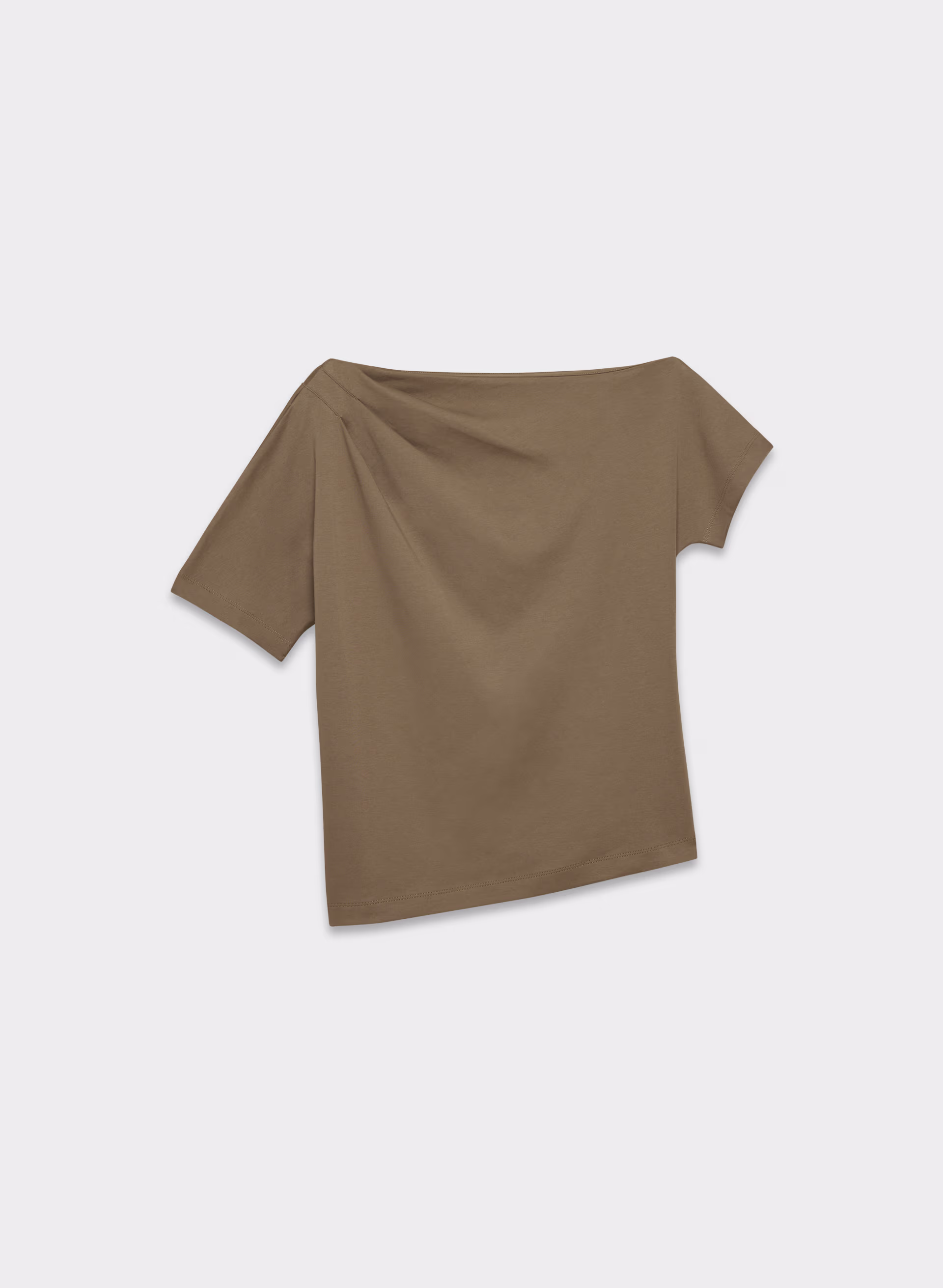 Interlock Cotton Script Top