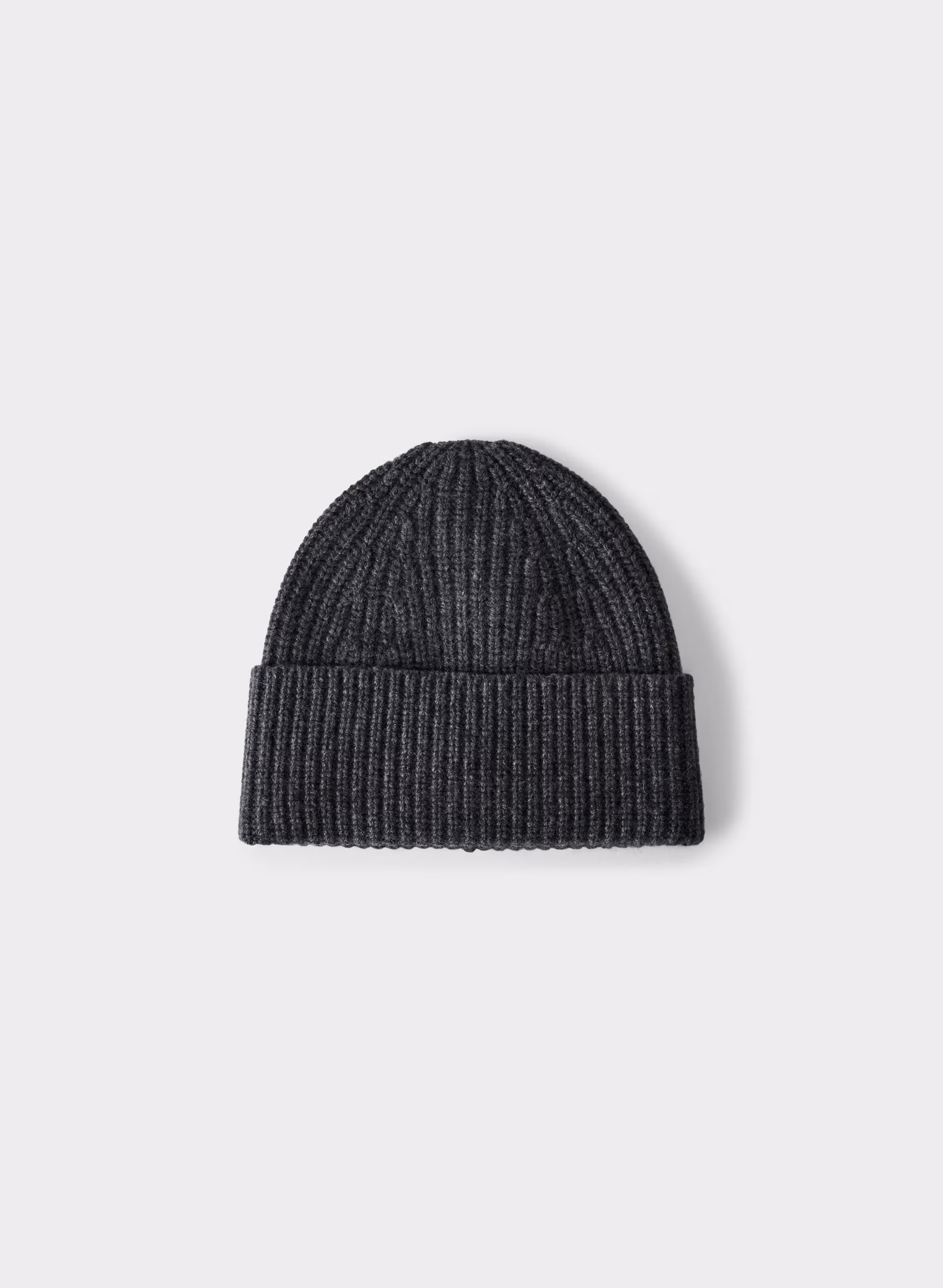 Cashmere Rib Beanie