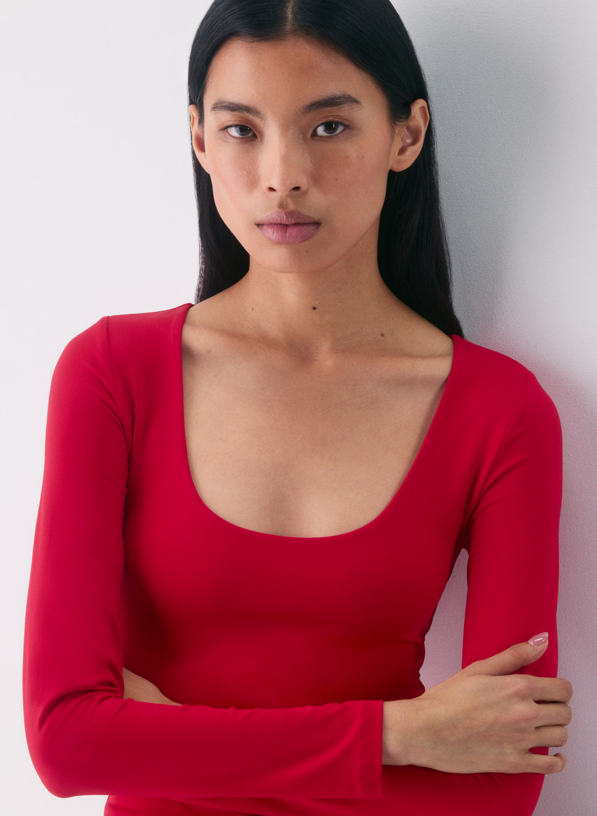 Original Contour Scoopneck Longsleeve