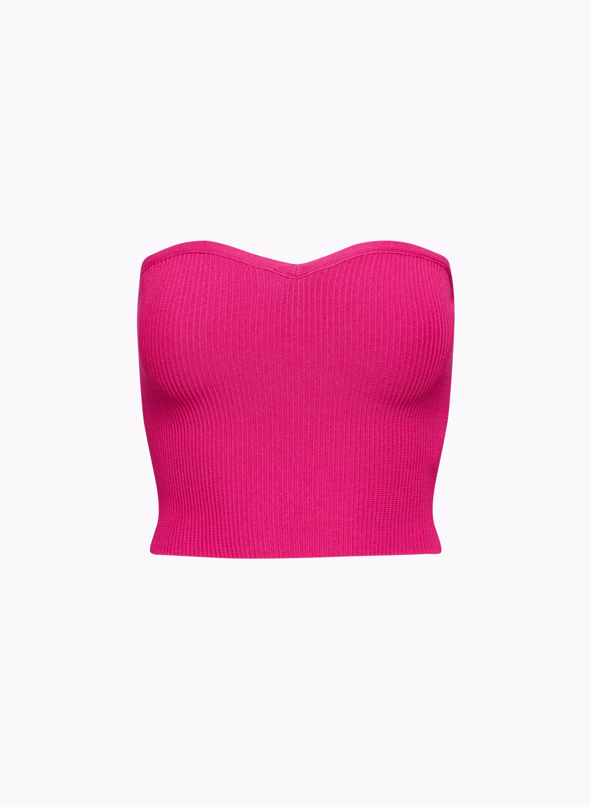 Sculpt Knit Sweetheart Tube Top