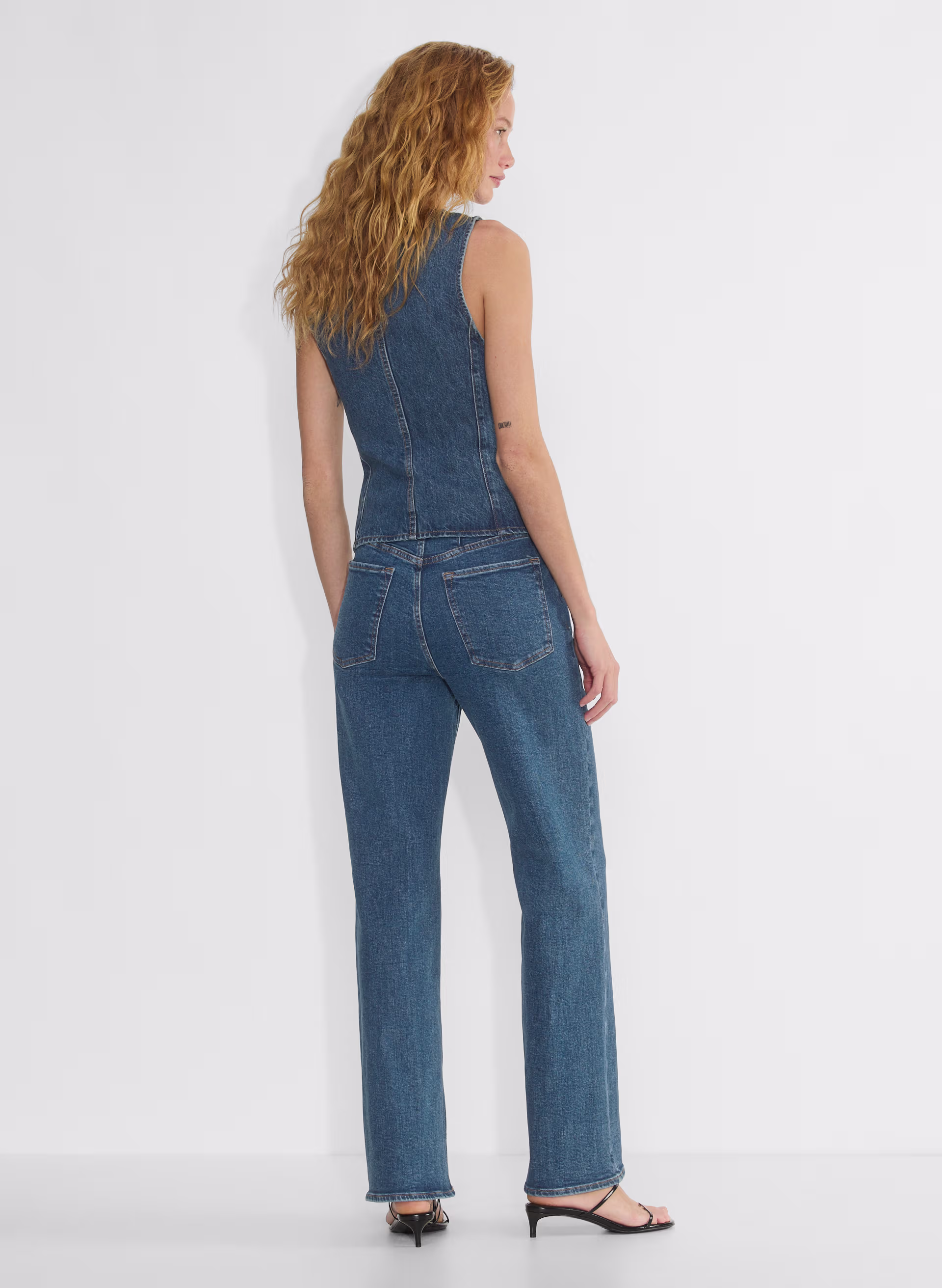The ‘90s Snatched Hi-rise Wide Jean